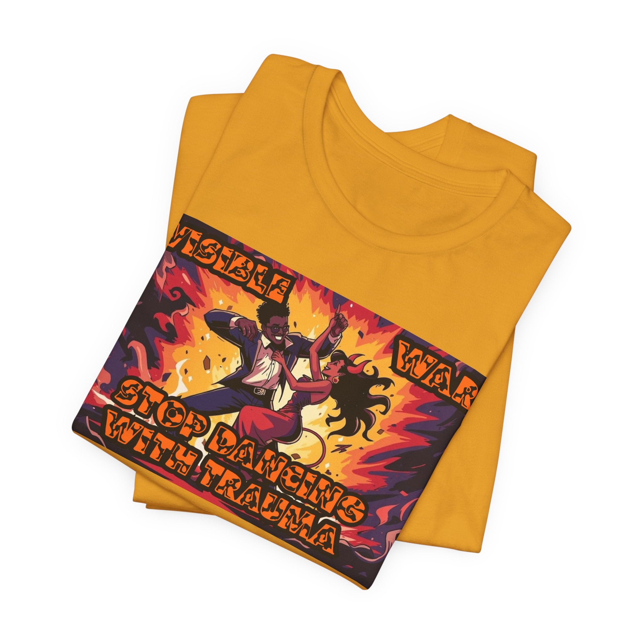 Men T-Shirt— Stop Dancing with Truama