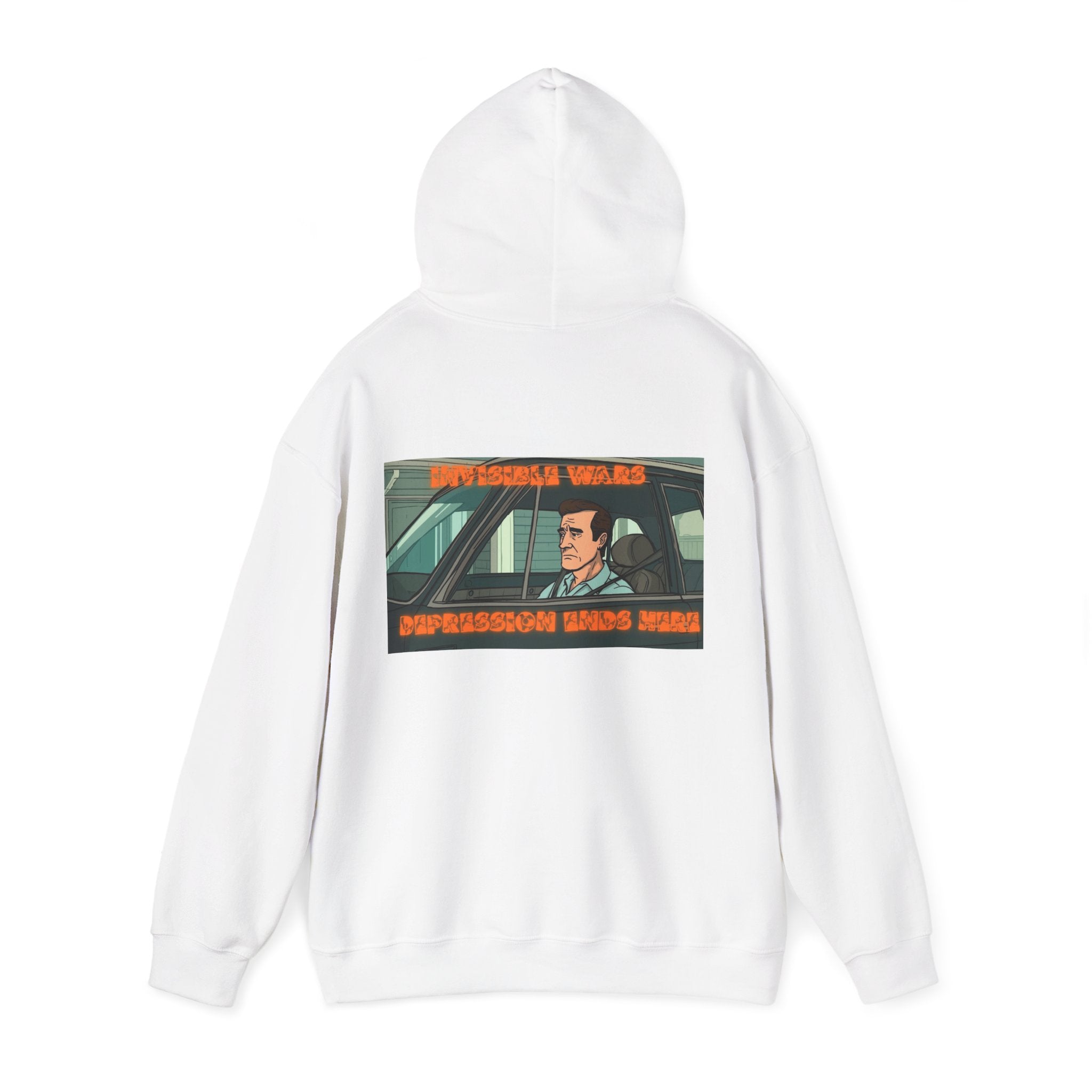 Men Hoodie — Depression Ends Here