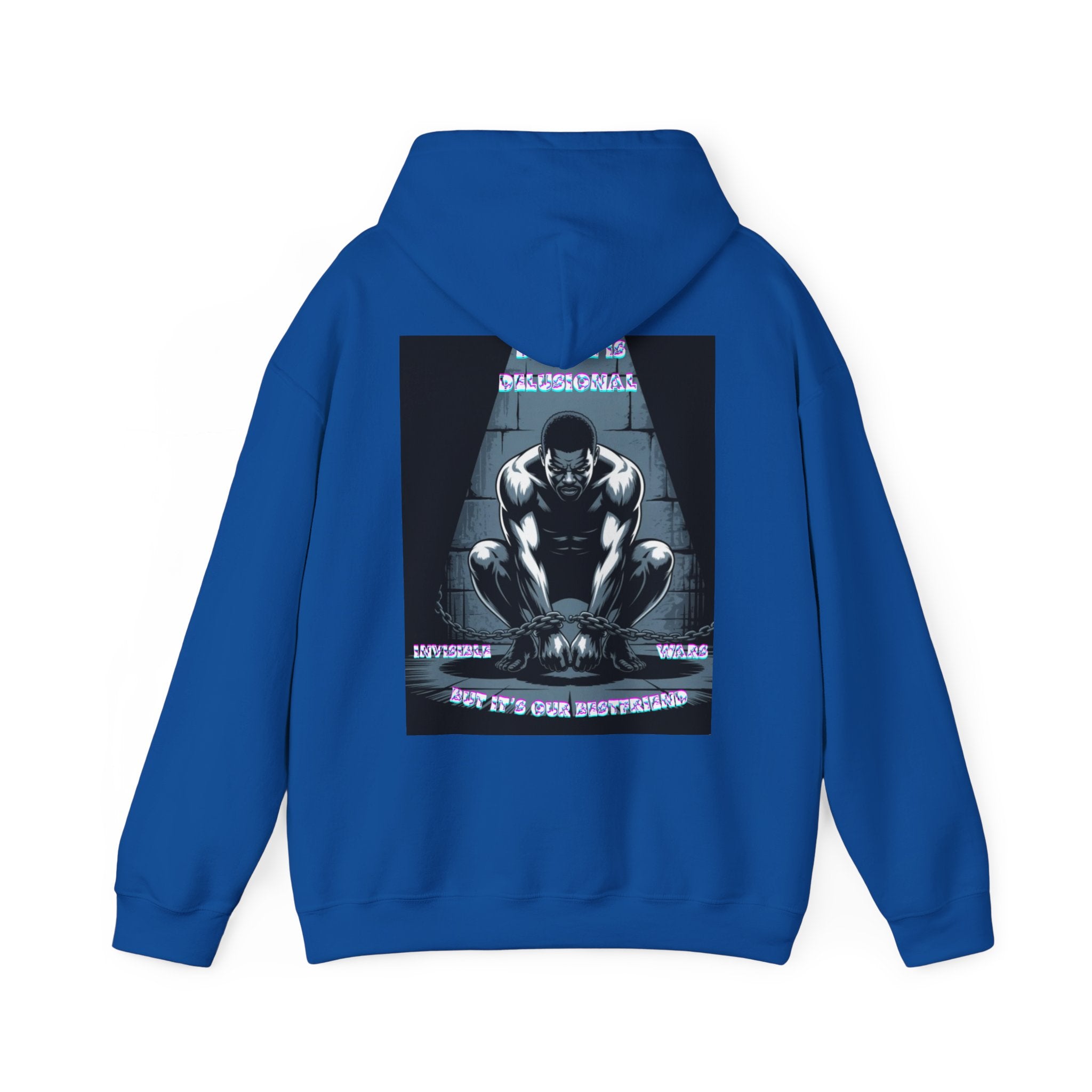 Men Hoodie • -Denial is Delusional