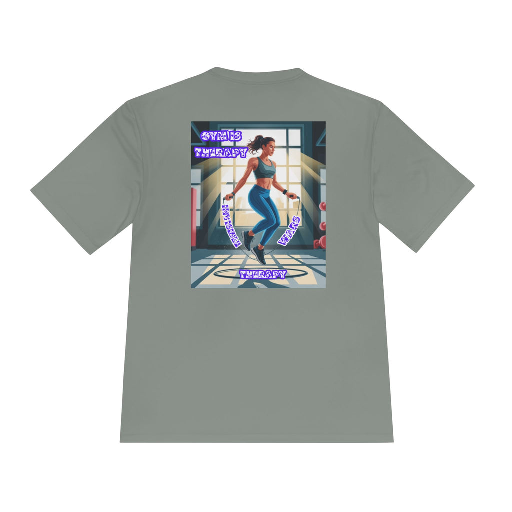 Women Fitness Graphic Shirt — Gym is Therapy