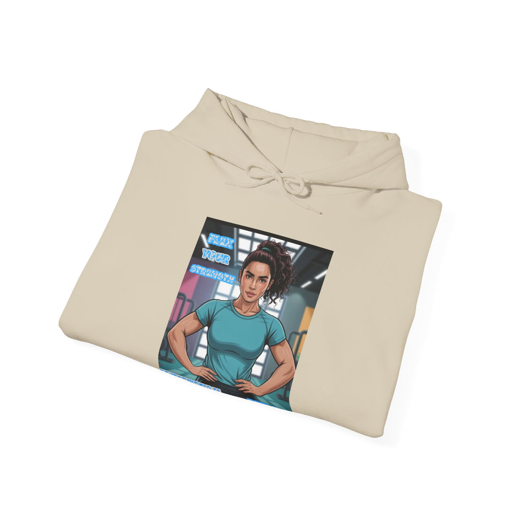 Women Hoodie — Flex your strengh Invisible Wars