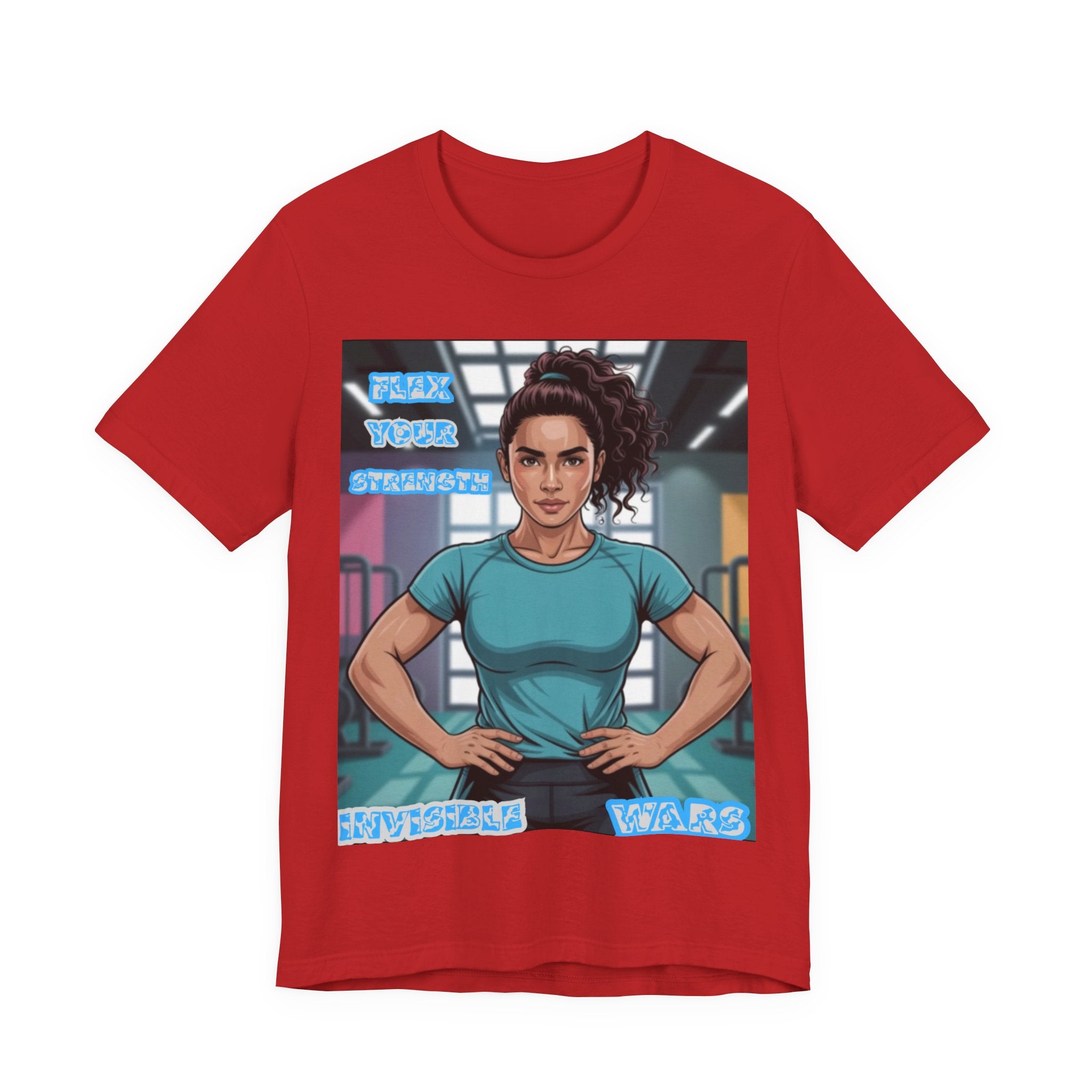 Women T-Shirt — Flex your strengh Invisible Wars