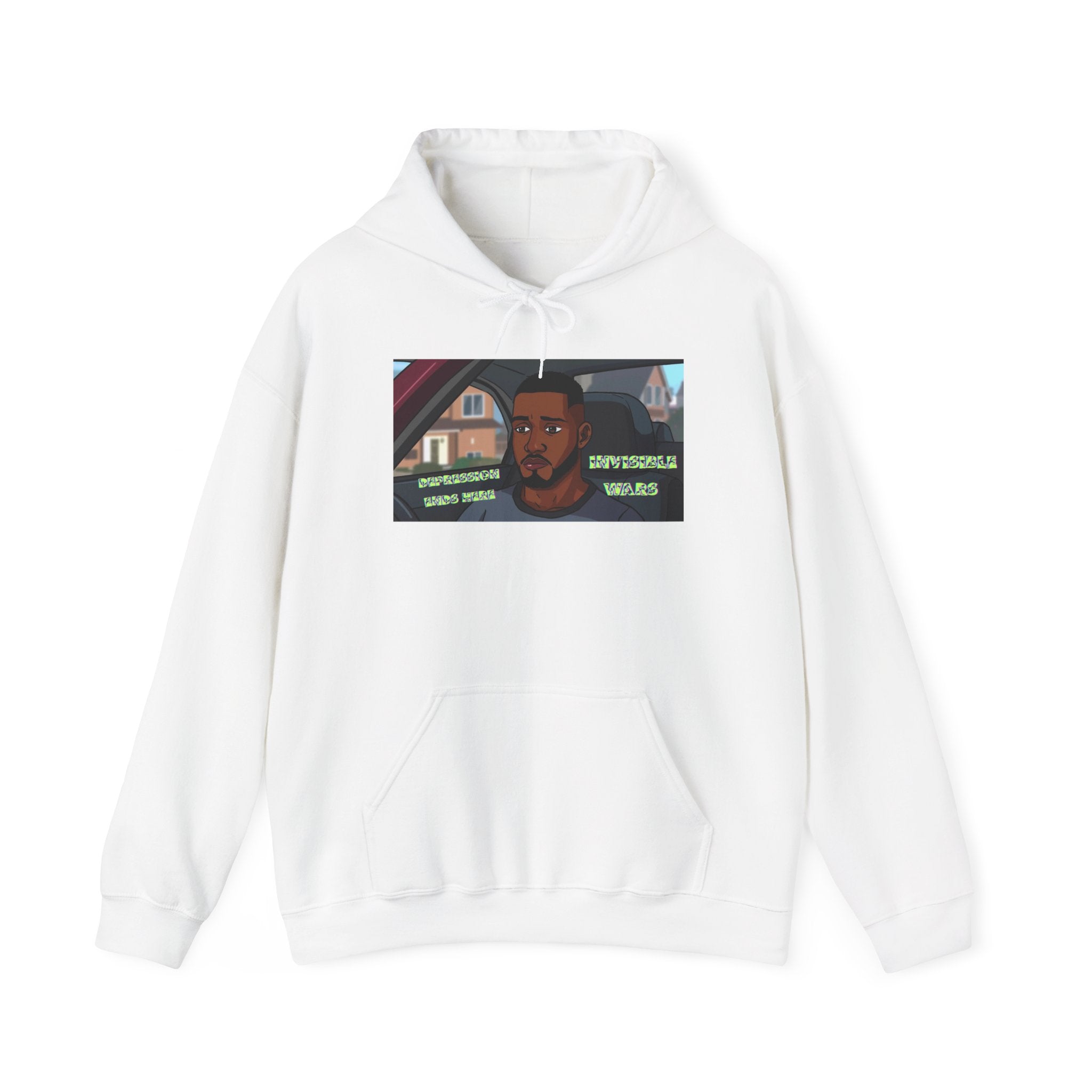 Men  Hoodie — Depression Ends Here