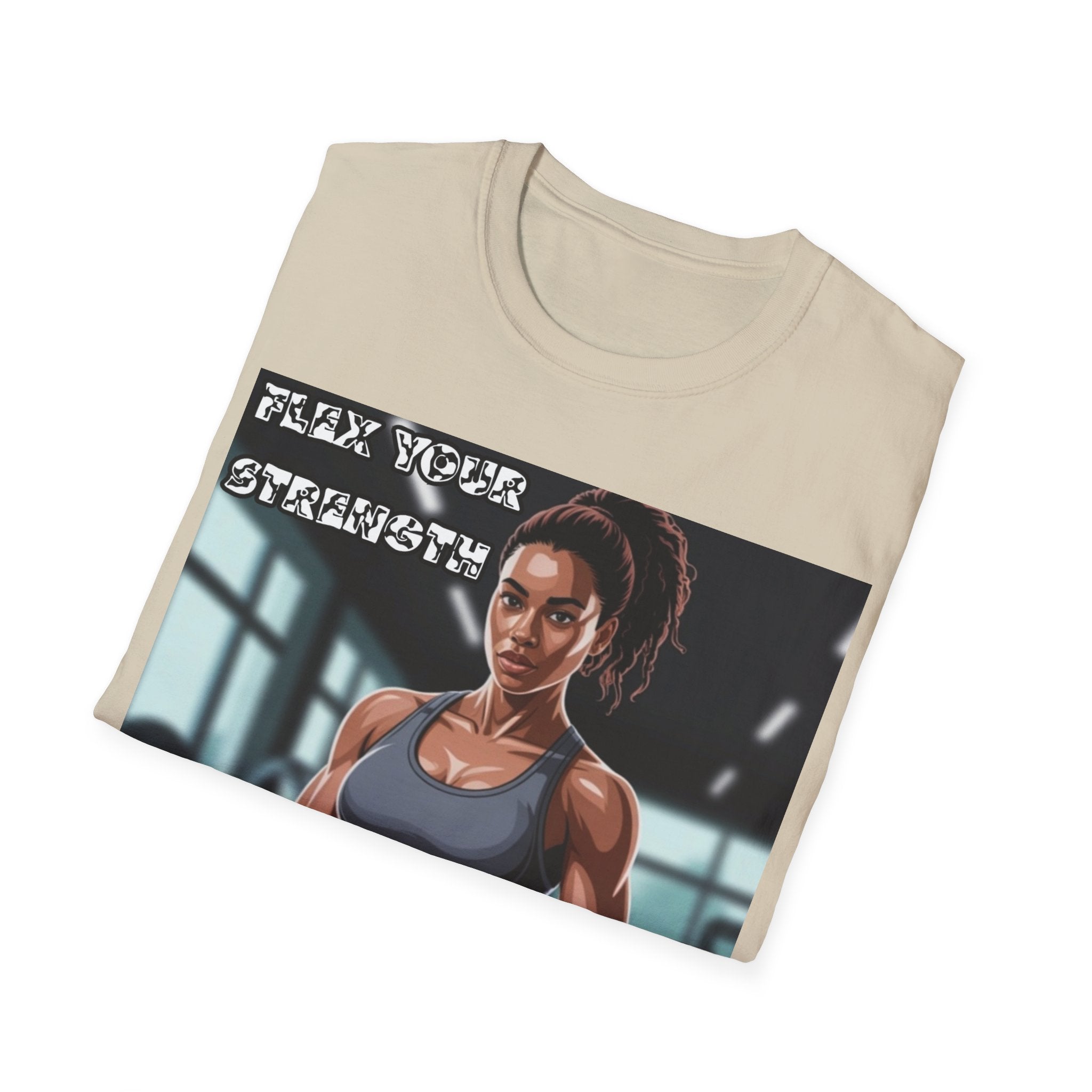 Women T-Shirt-Flex your strengh Invisible Wars
