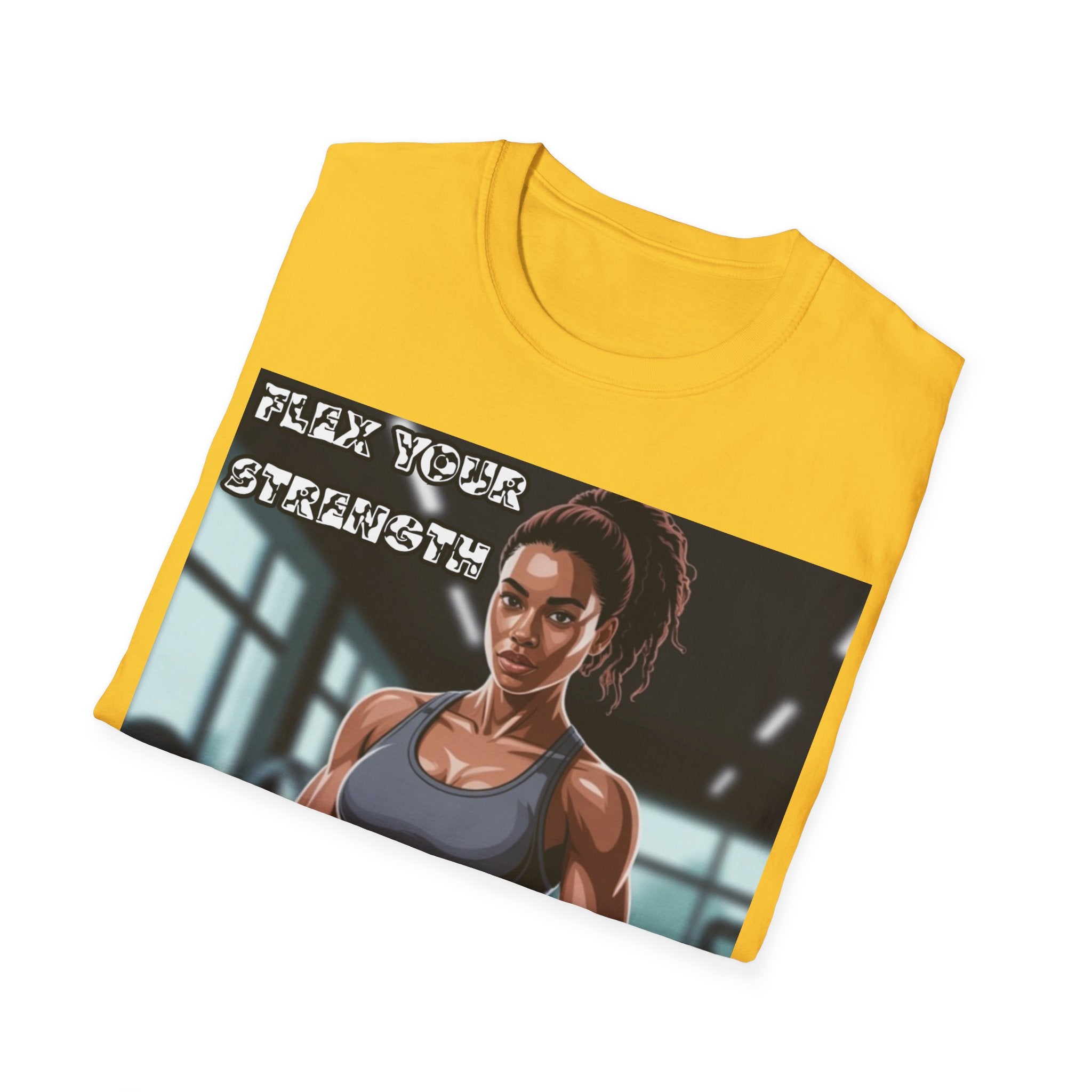 Women T-Shirt-Flex your strengh Invisible Wars