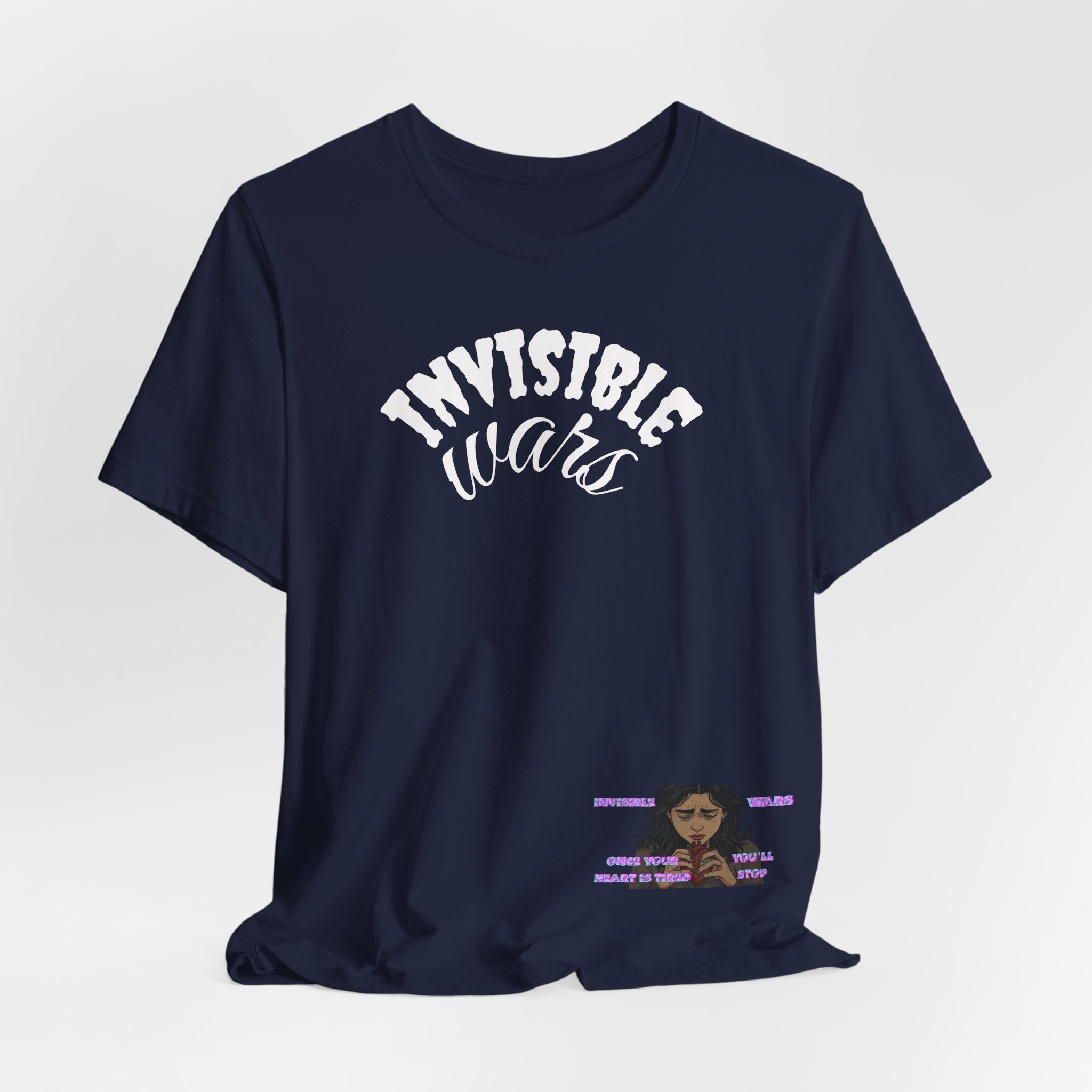Invisible Wars T-Shirt — Mental Health Awareness Graphic Tee