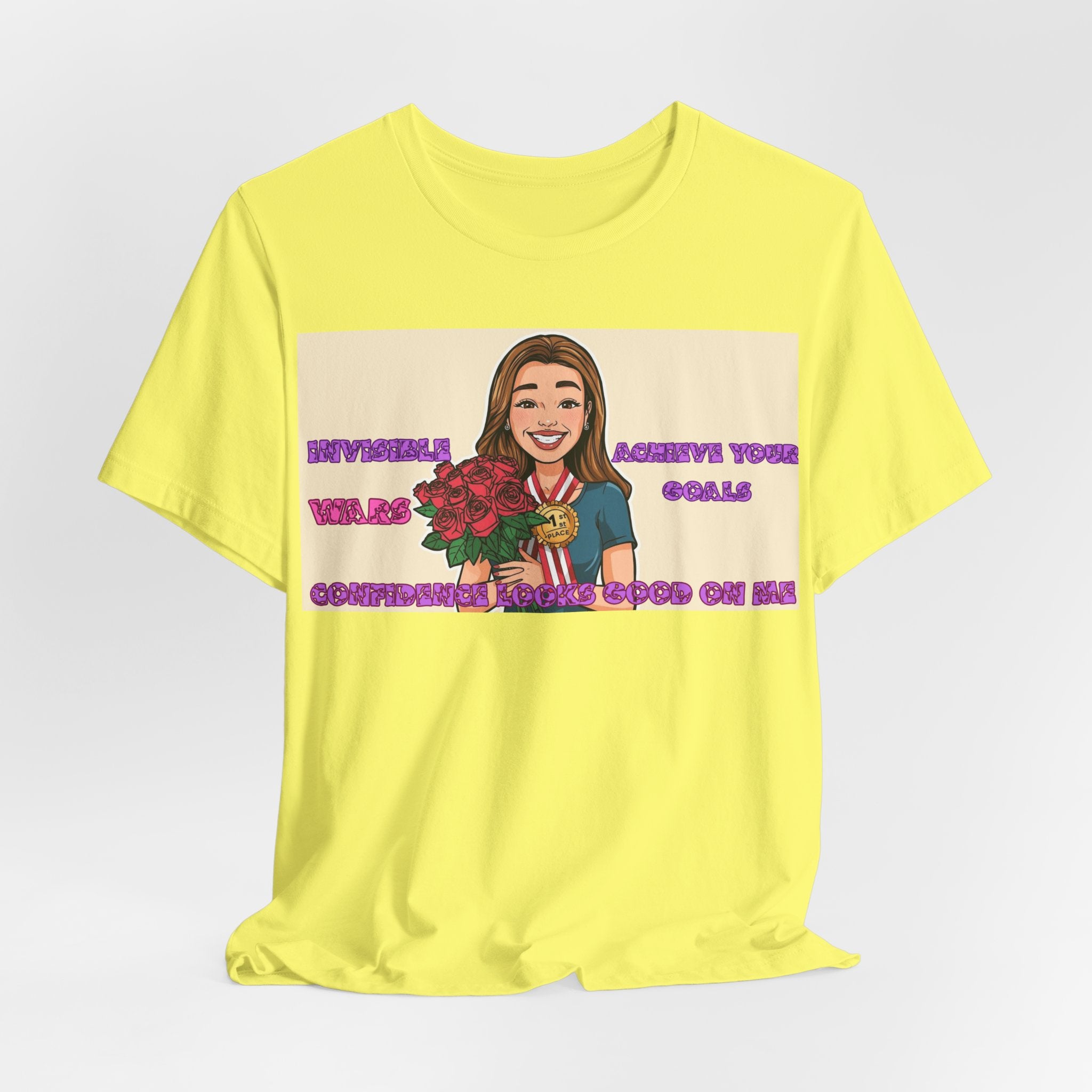 Women T-Shirt—Confidence Looks Good On Me”