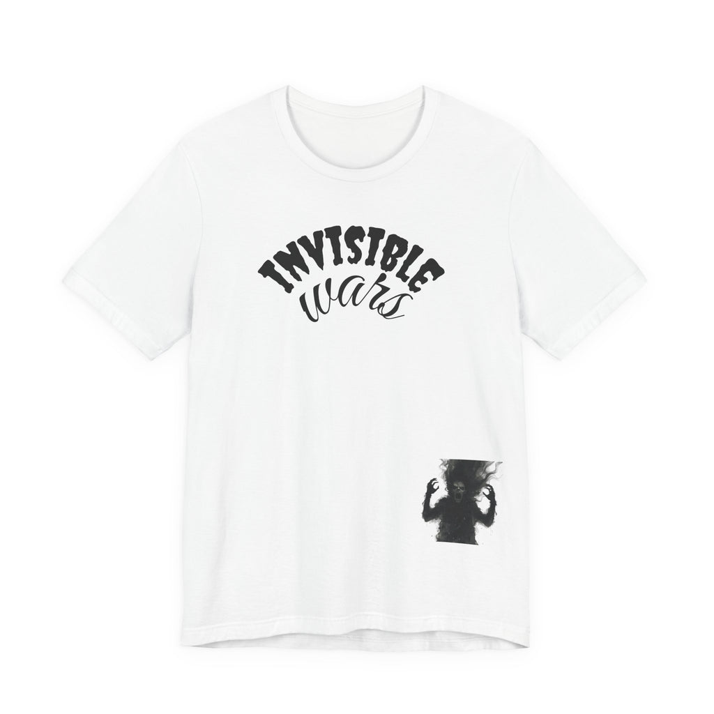 Men T-shirt Invisible Wars — Demons Lurk