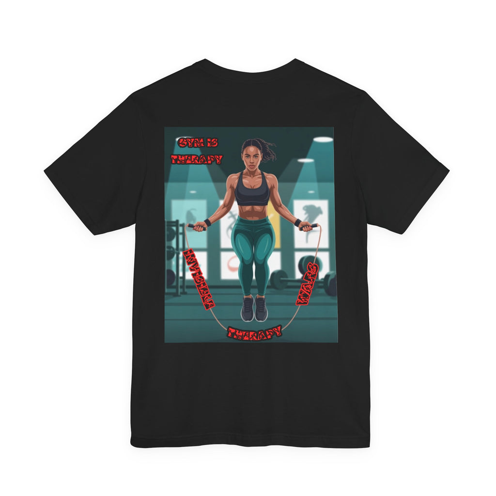 Women T-shirt — Gym is Therapy