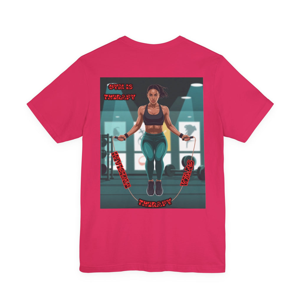 Women T-shirt — Gym is Therapy