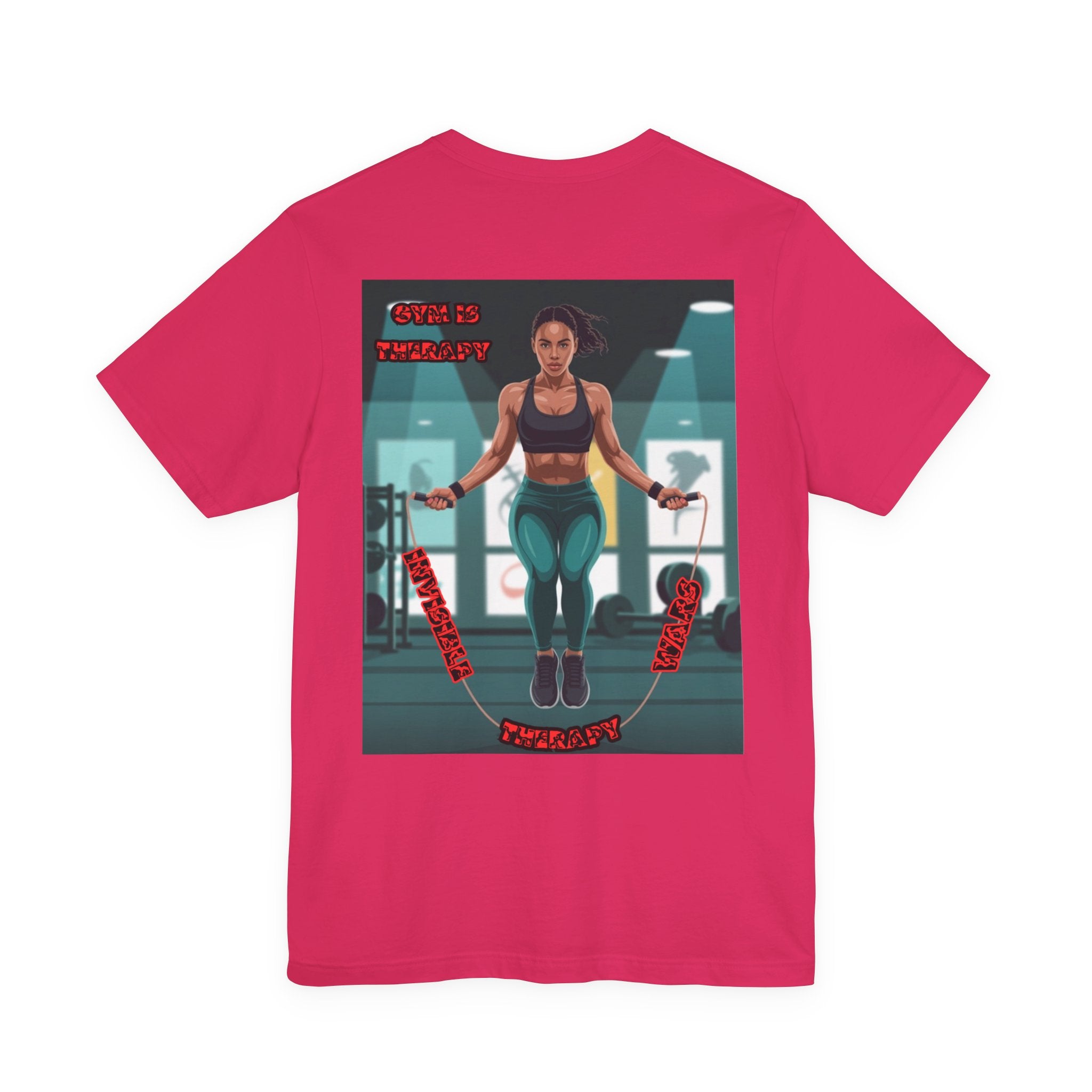 Women T-shirt — Gym is Therapy