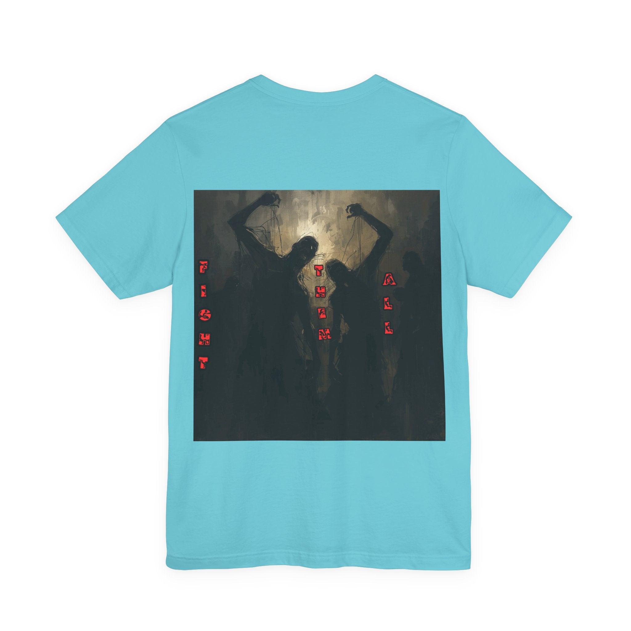 Men T-shirt Invisible Wars — Demons Lurk