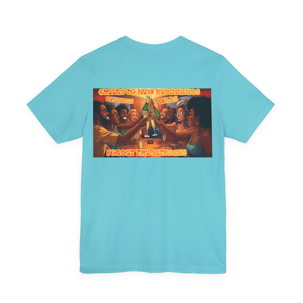 Men T-shirt - Cheers to New Beginnings