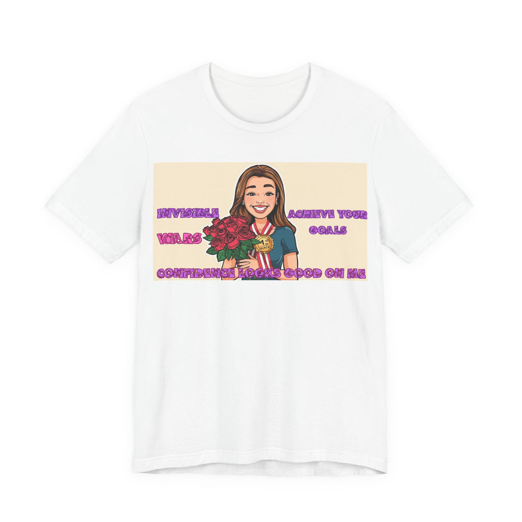 Women T-Shirt—Confidence Looks Good On Me”