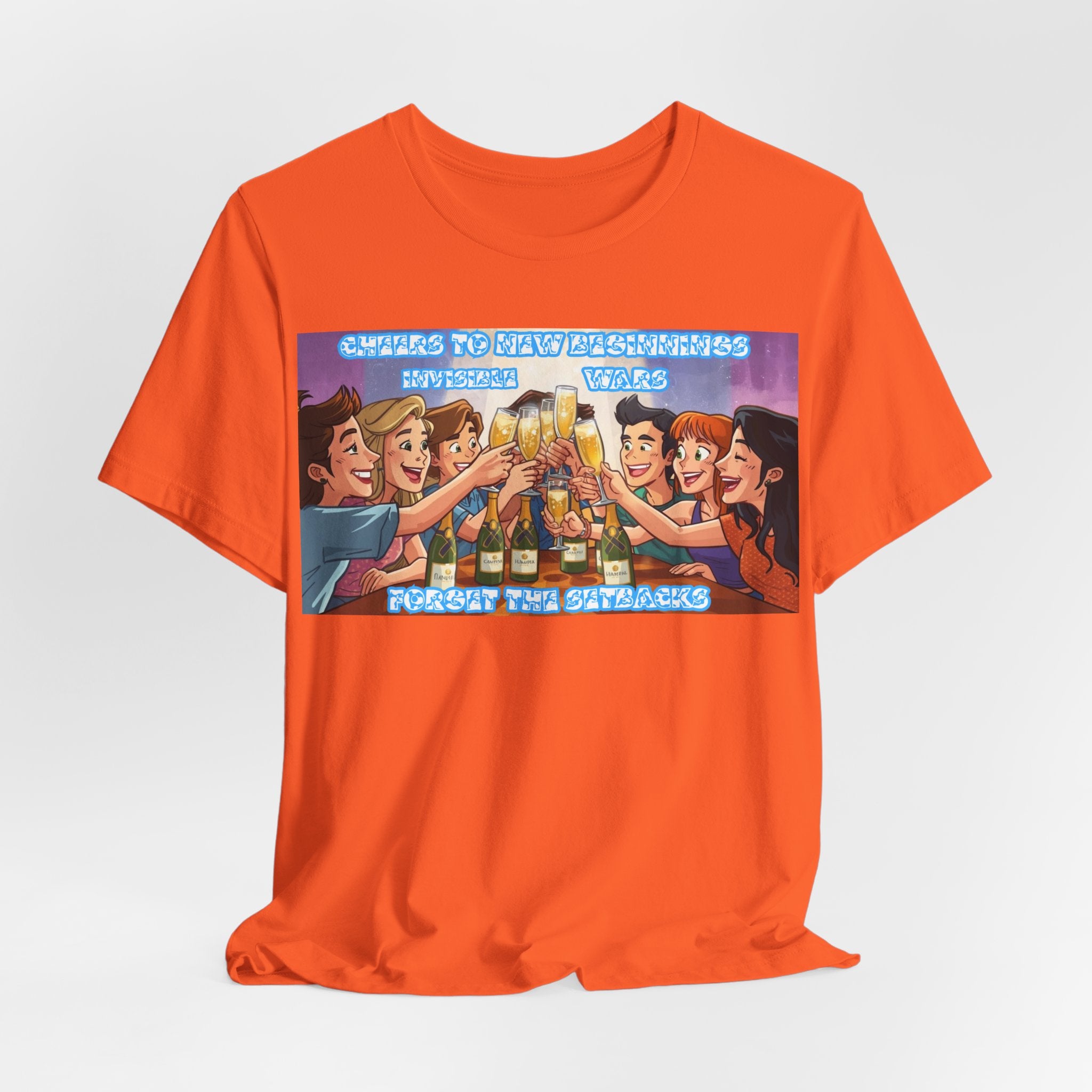 Men T-Shirt-Cheers to New Beginnings