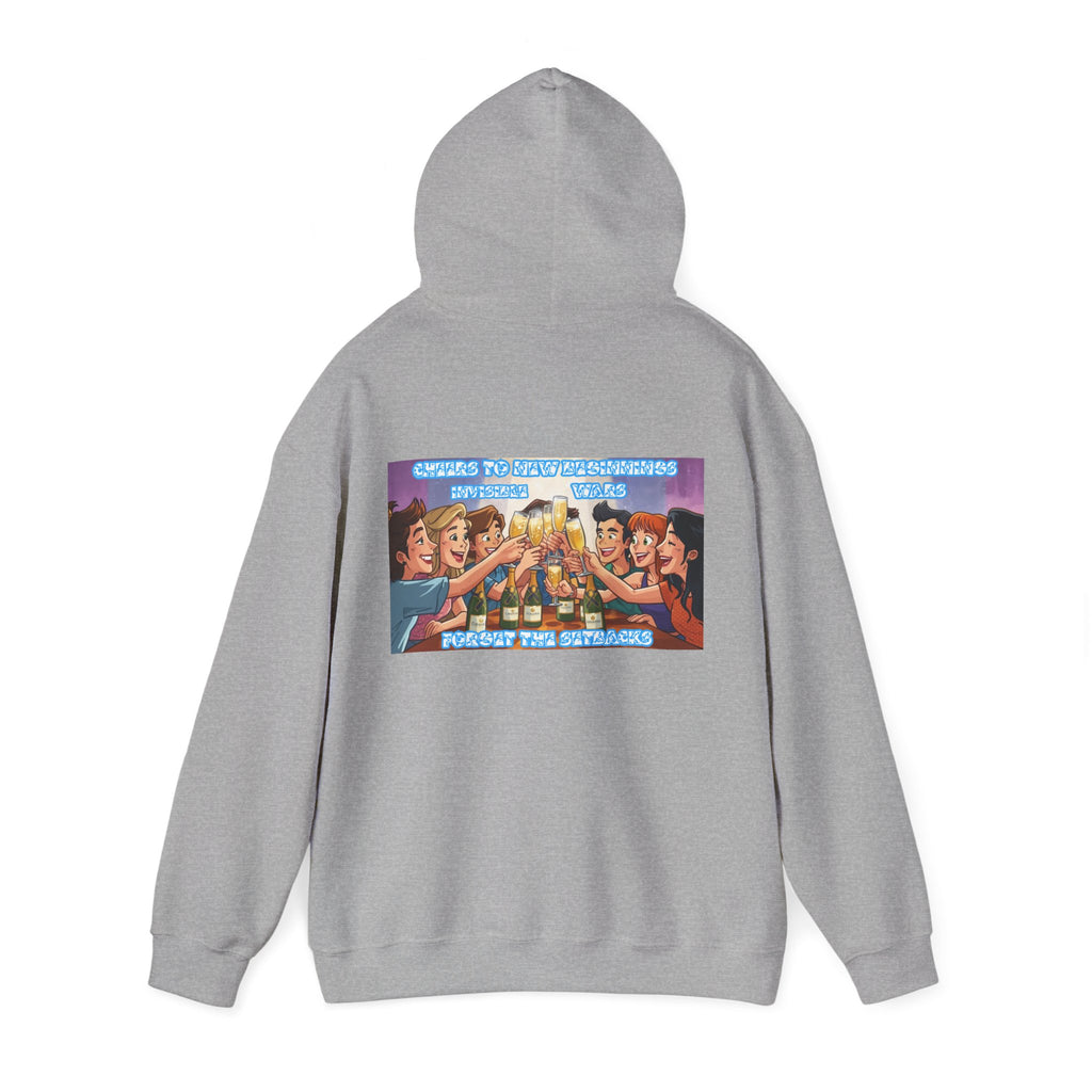 Men Hoodie - Cheers to New Beginnings