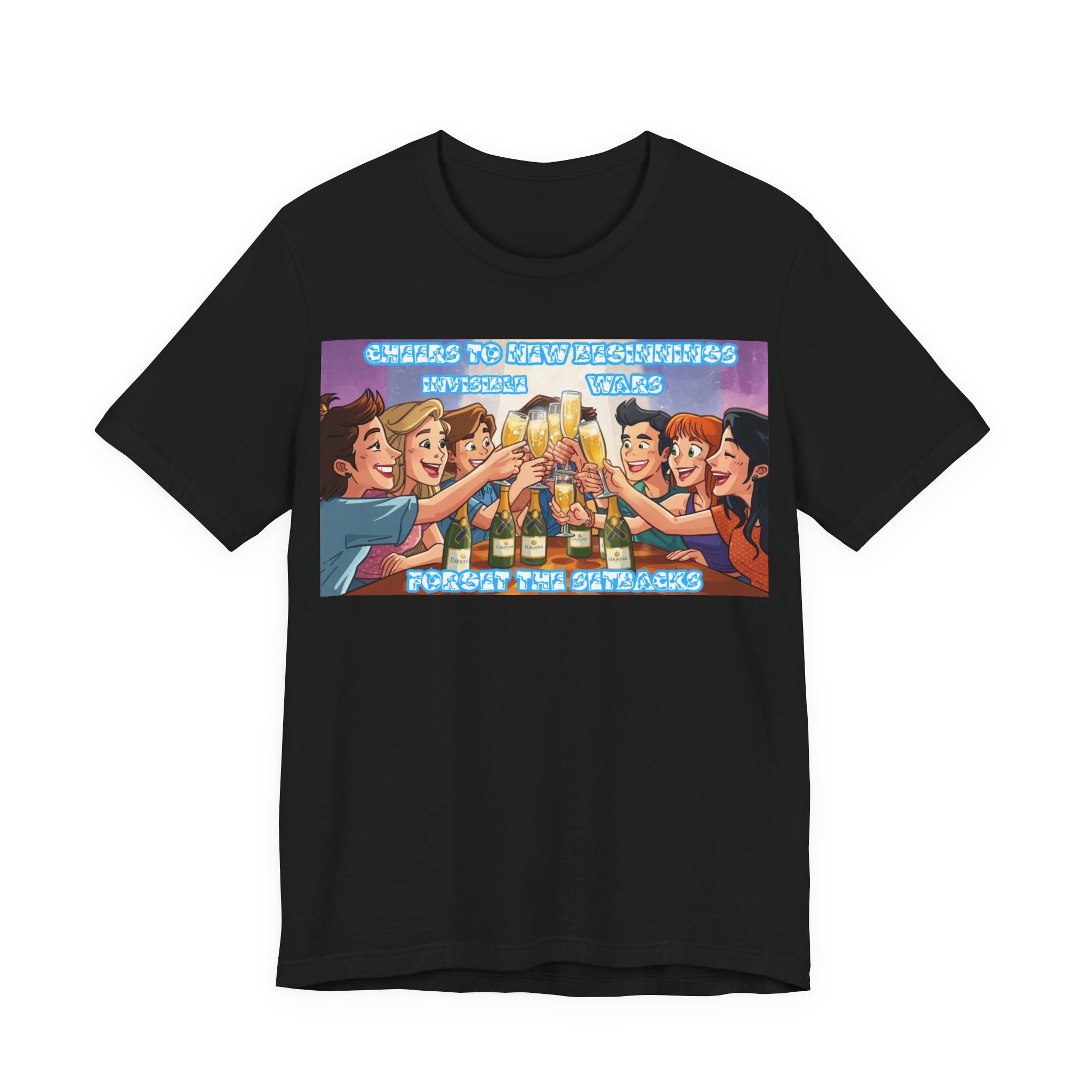 Women T-Shirt —Cheers to New Beginnings