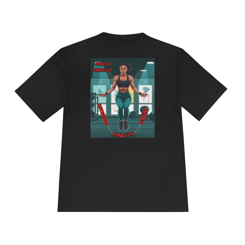 Women Fitness Graphic Shirt — Gym is Therapy