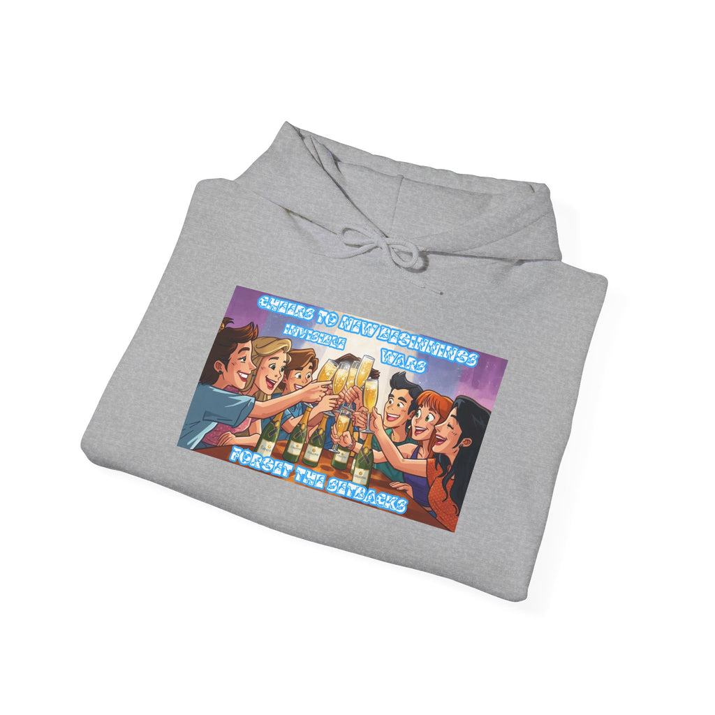 Men Hoodie - Cheers to New Beginnings