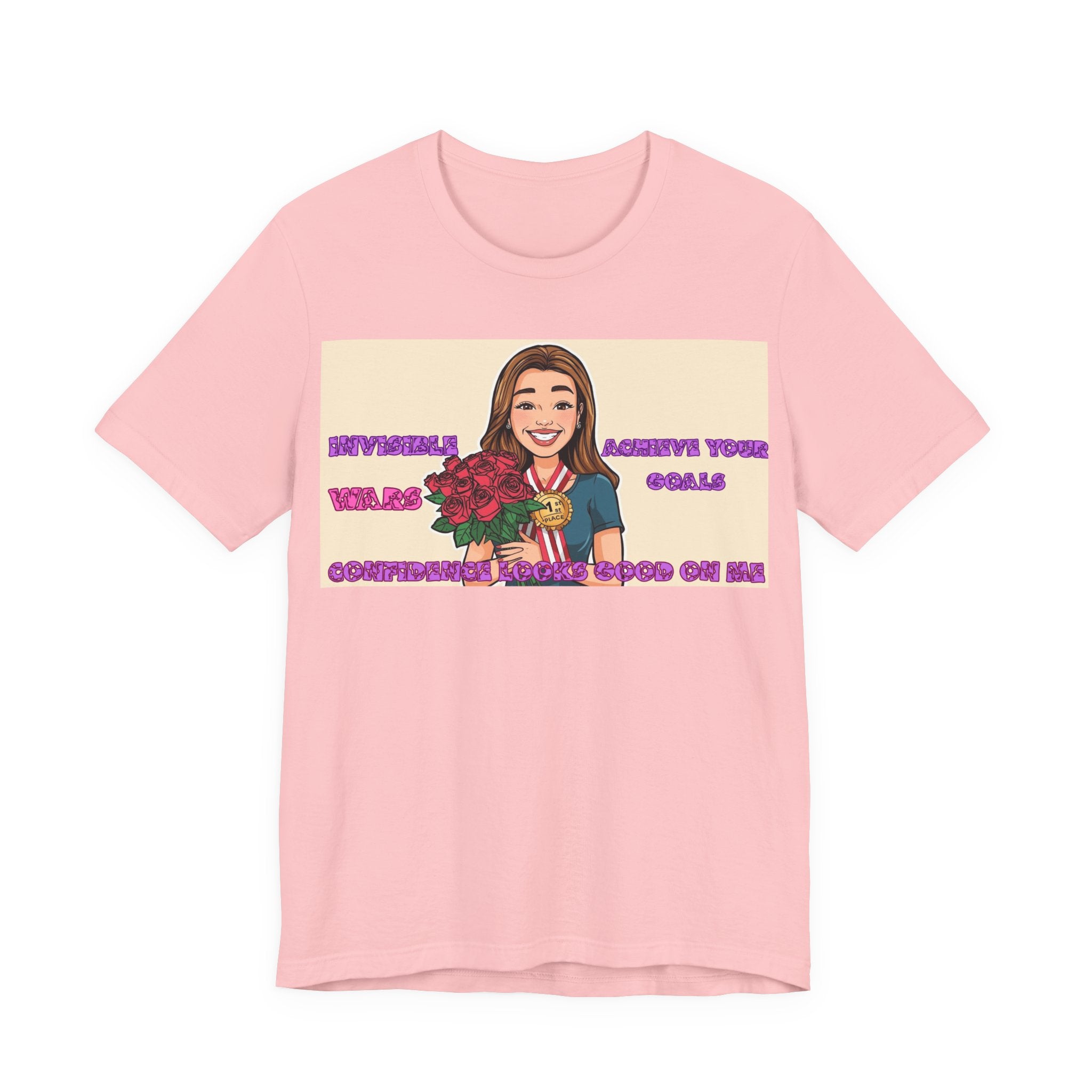 Women T-Shirt—Confidence Looks Good On Me”