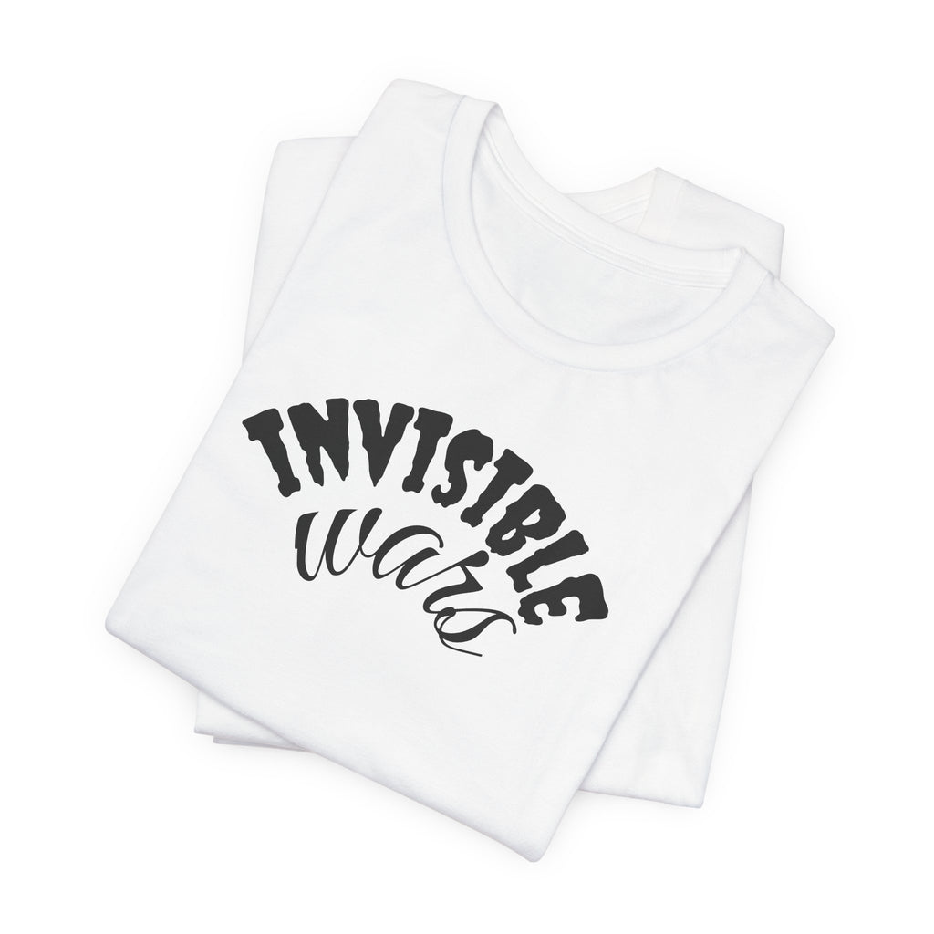 Men T-shirt Invisible Wars — Demons Lurk