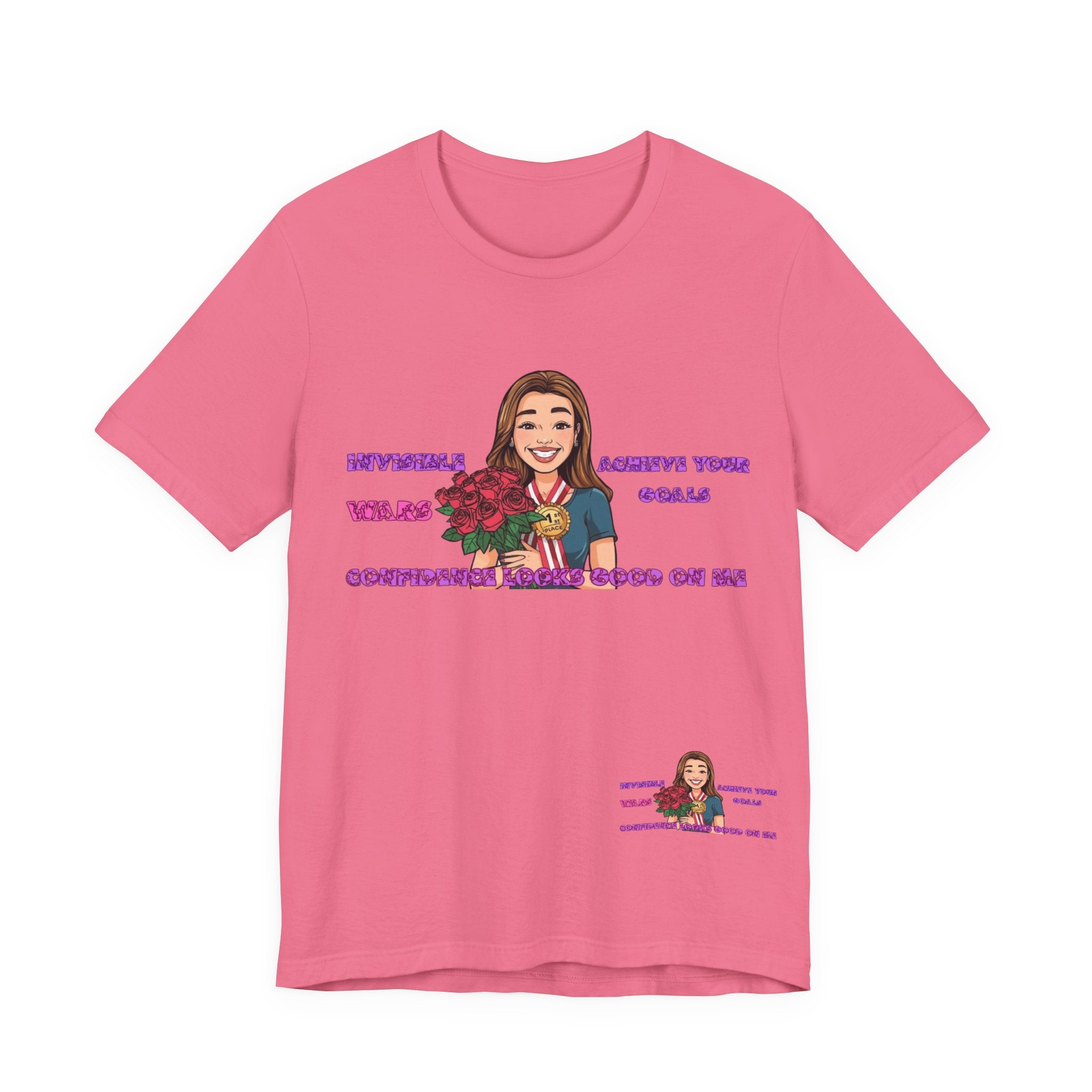Women T-Shirt—Confidence Looks Good On Me”