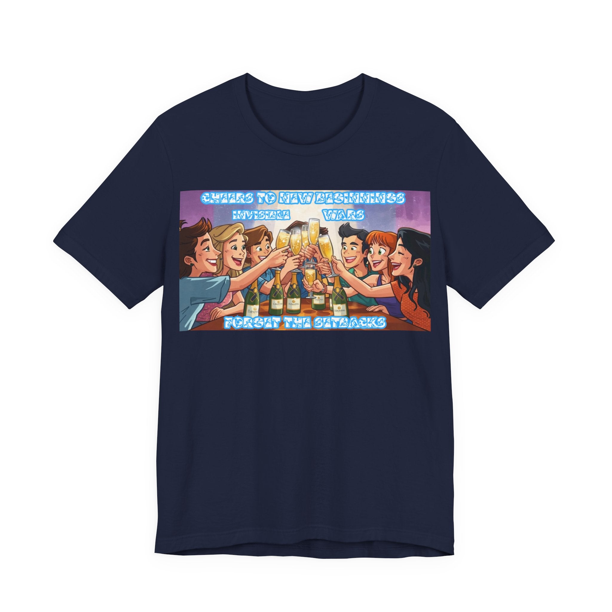 Men T-Shirt-Cheers to New Beginnings