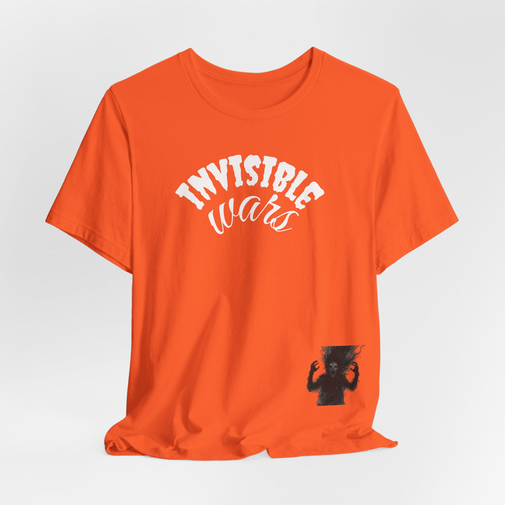 Men T-shirt Invisible Wars — Demons Lurk
