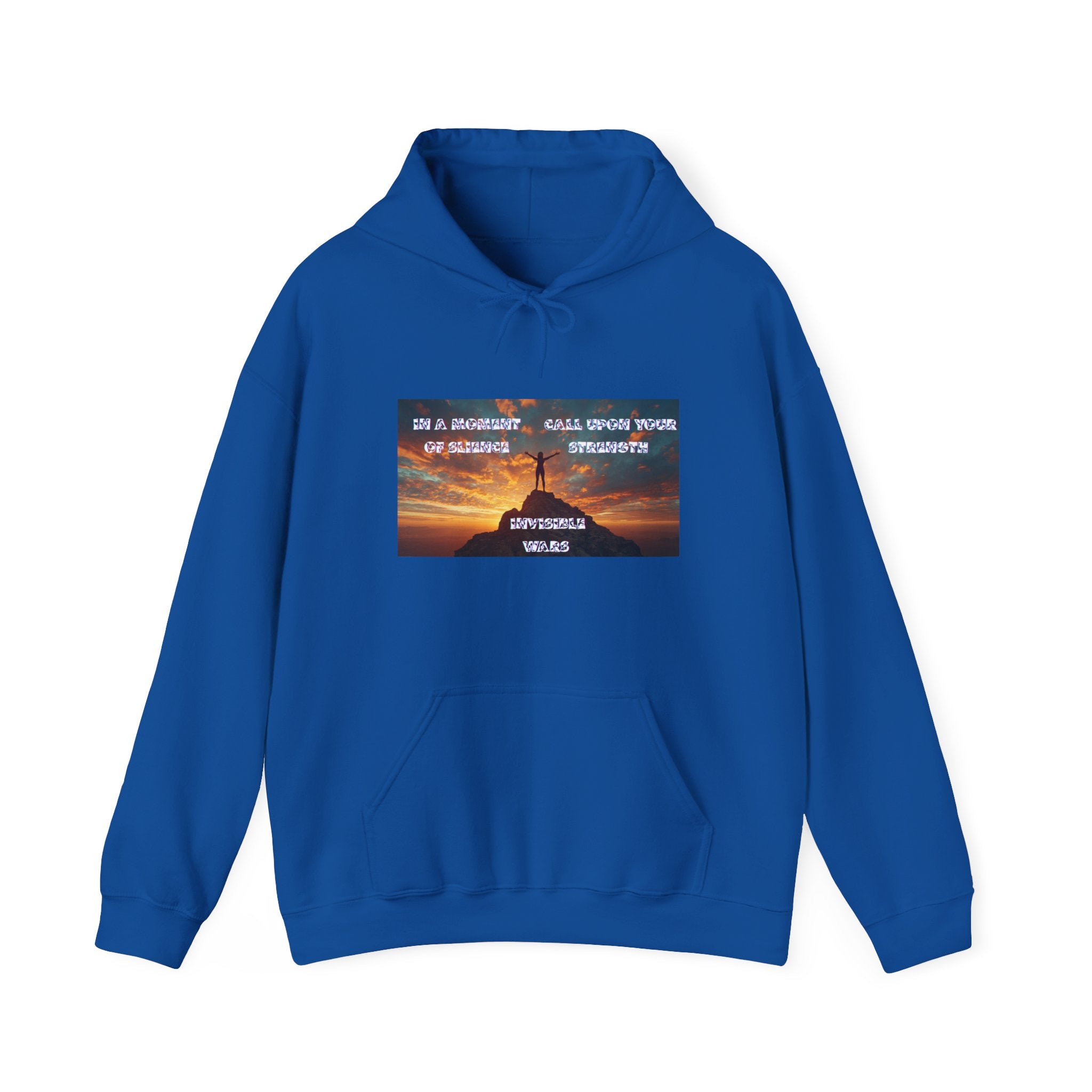 Women Hoodie —In a Moment of Silence, Call Upon Your Strength