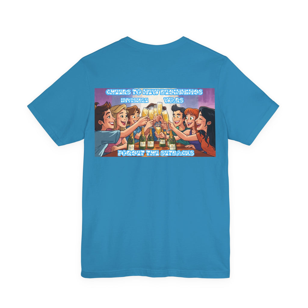 Women T-shirt - Cheers To New Beginnings