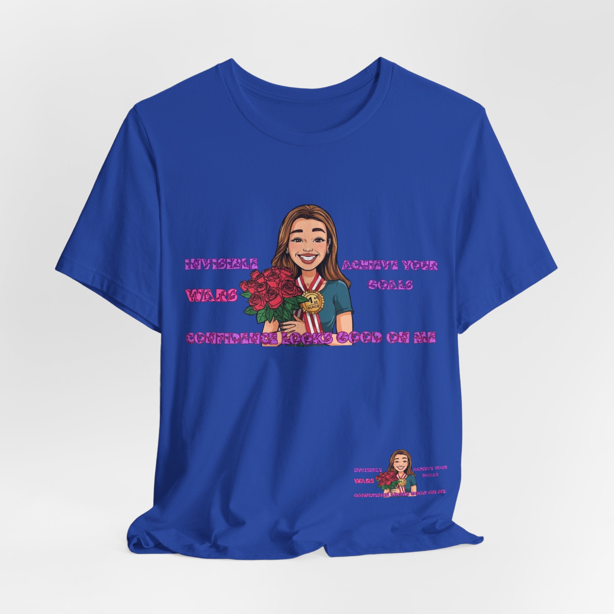 Women T-Shirt—Confidence Looks Good On Me”