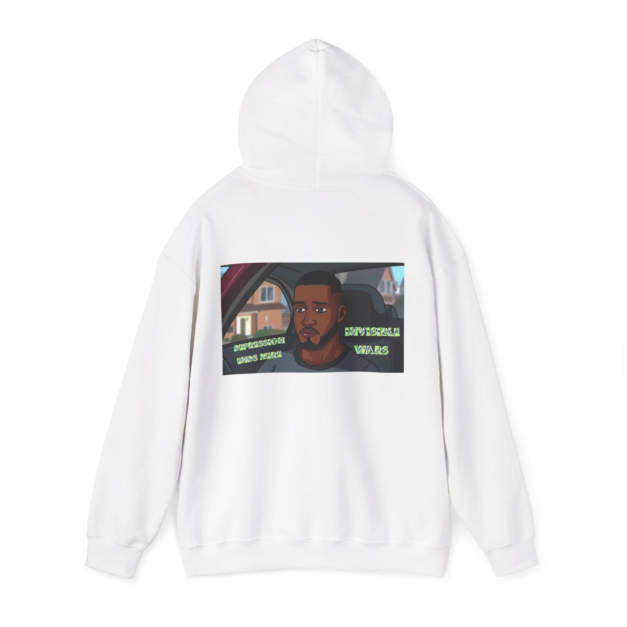 Men  Hoodie — Depression Ends Here