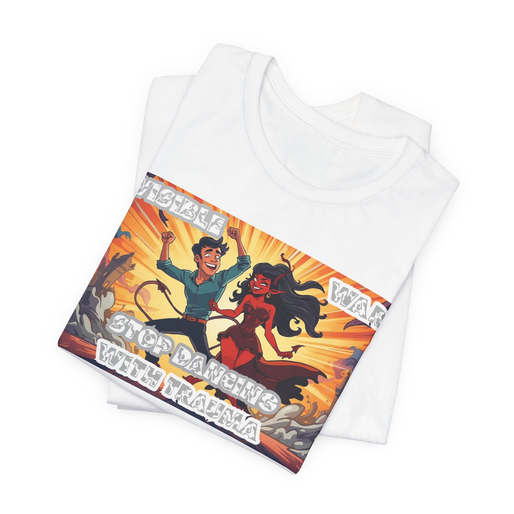 Men T-Shirt –Stop Dancing with Truama