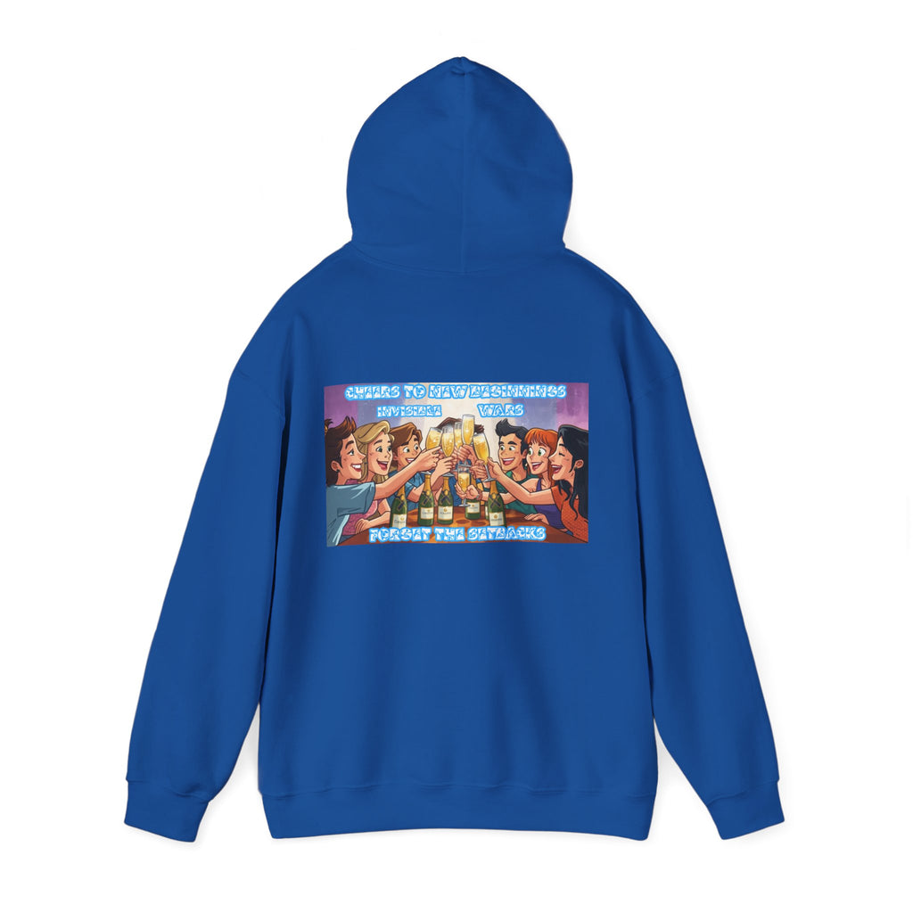 Men Hoodie - Cheers to New Beginnings