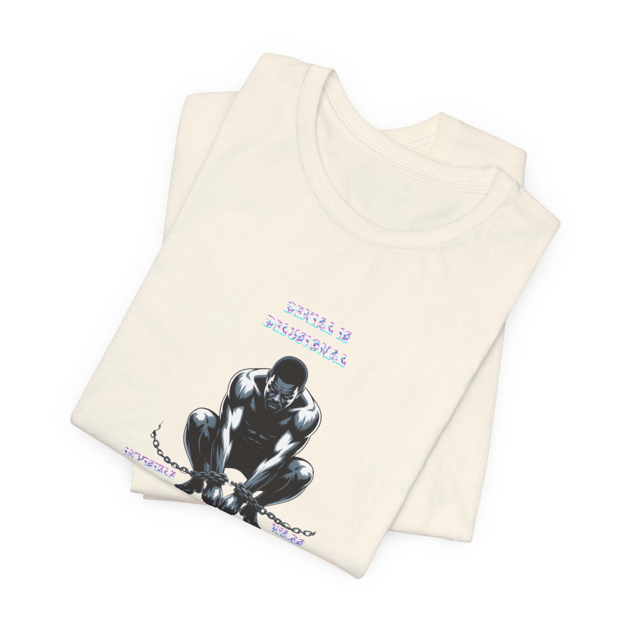Men T-Shirt—-Denial is Delusion