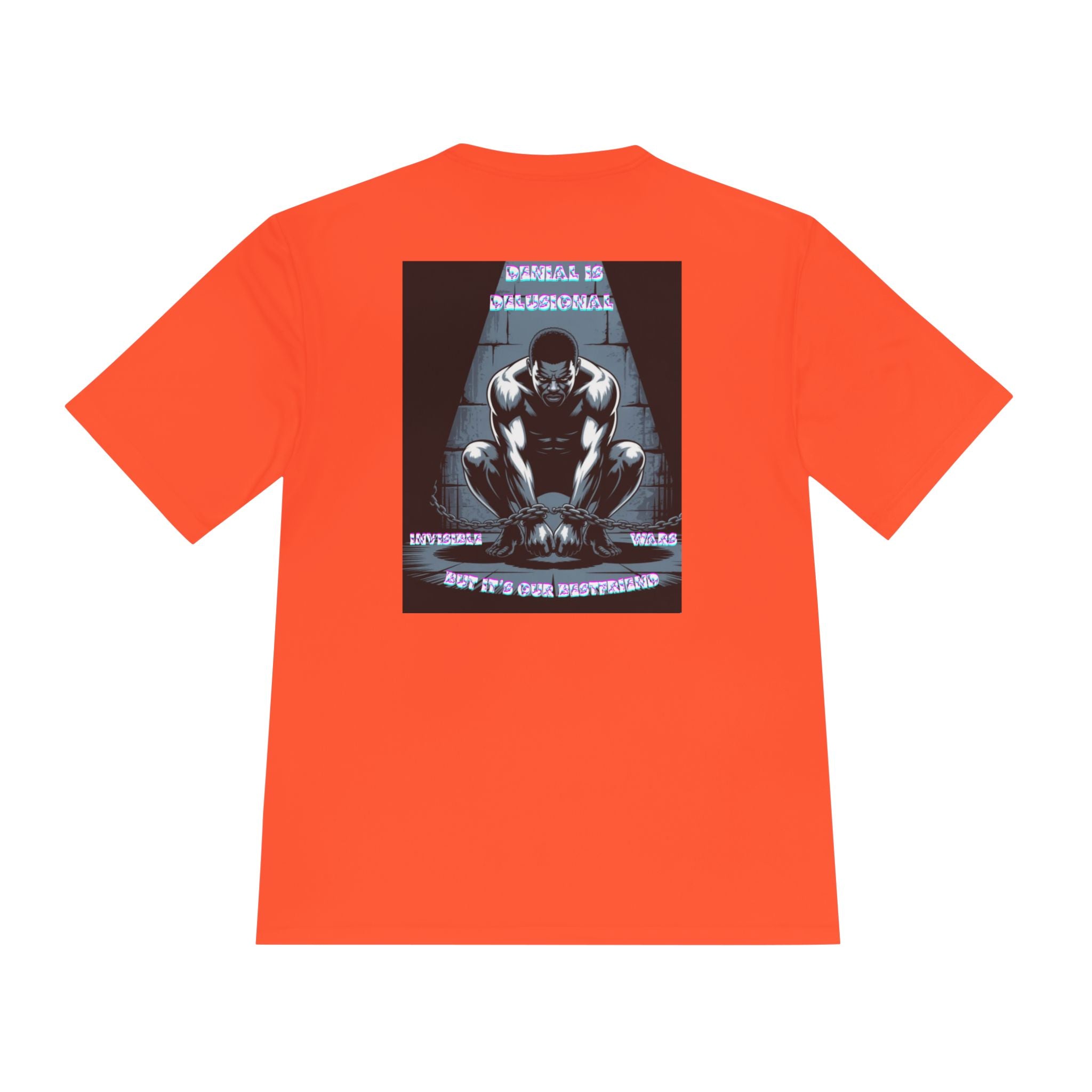 Men Fitness Graphic Shirt —Denial is Delusional