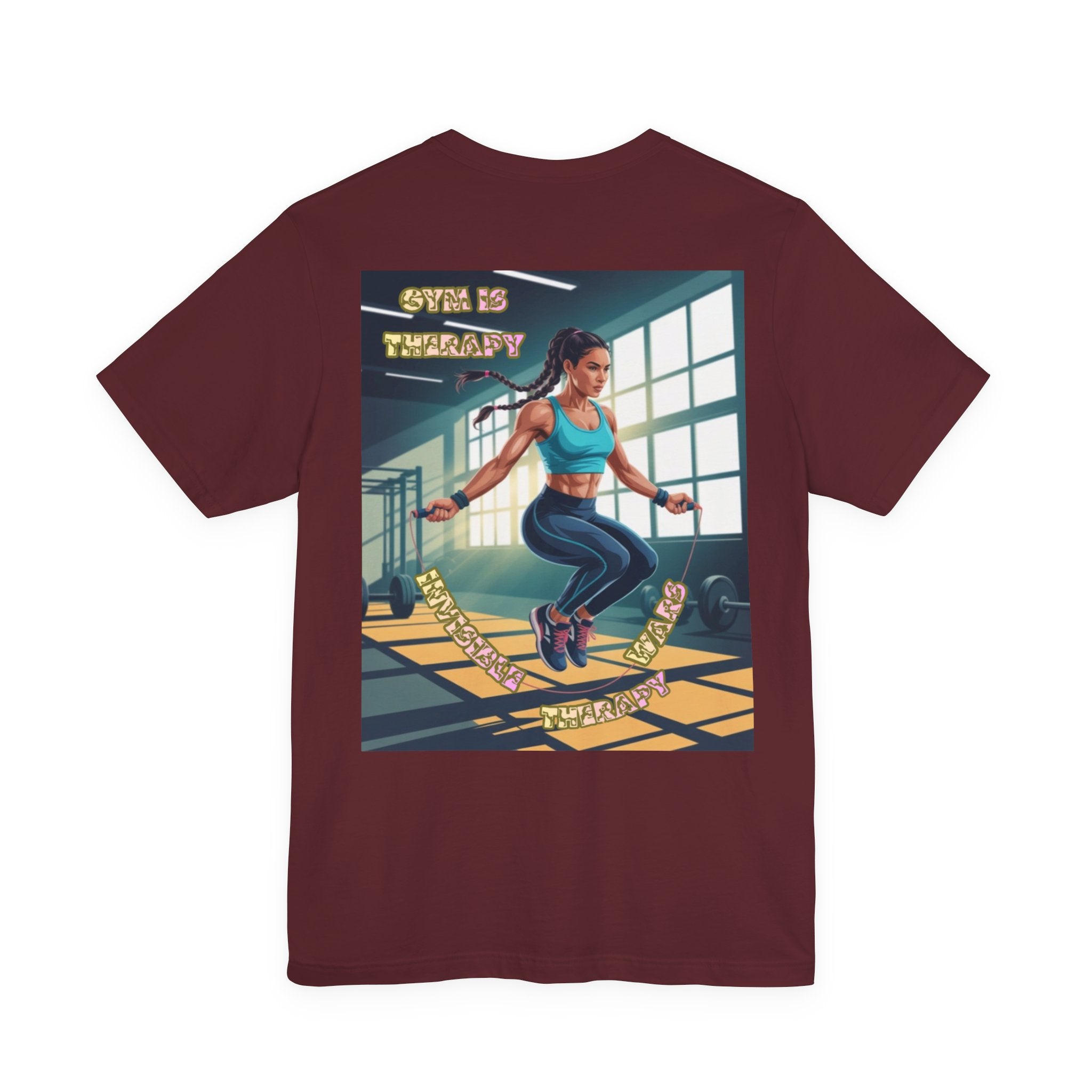 Women T-shirt — Gym is Therapy