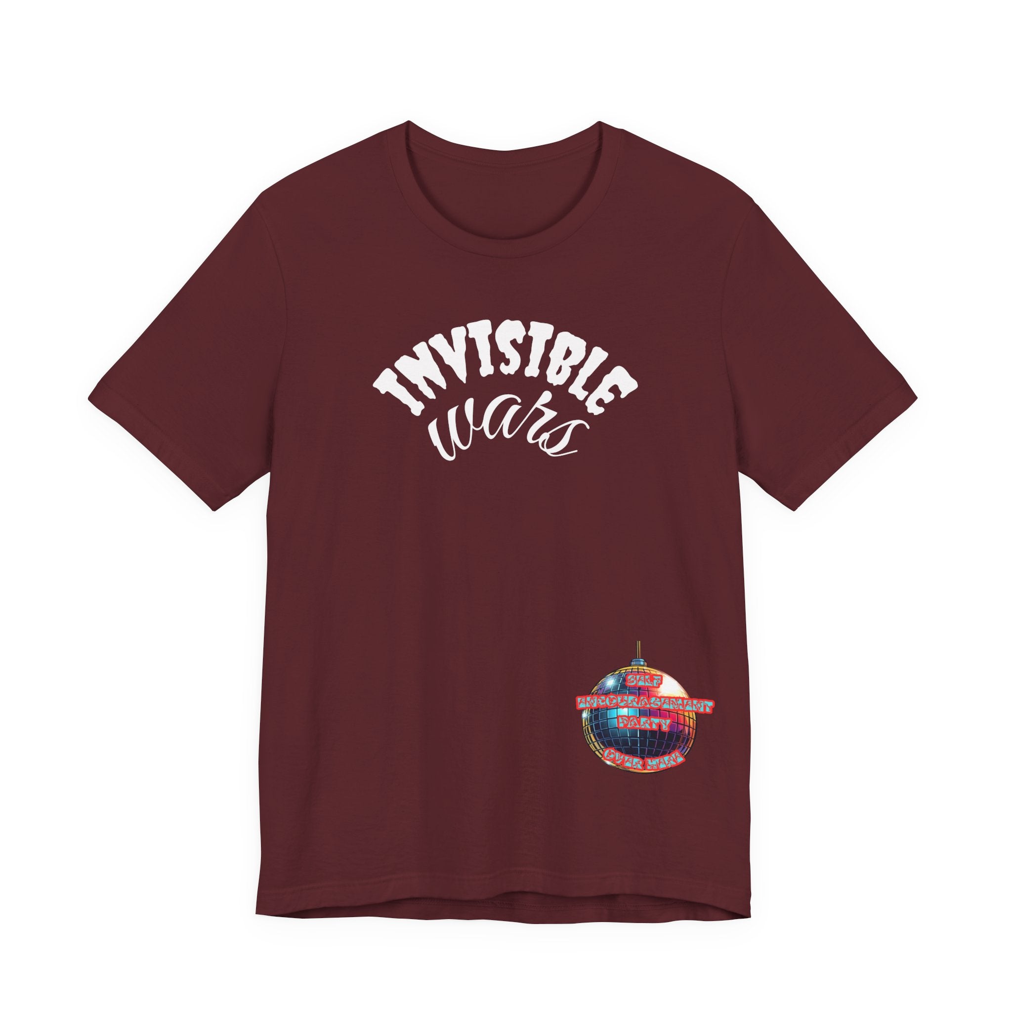 Women Invisible Wars T-Shirt — Encouragement Party Disco Ball