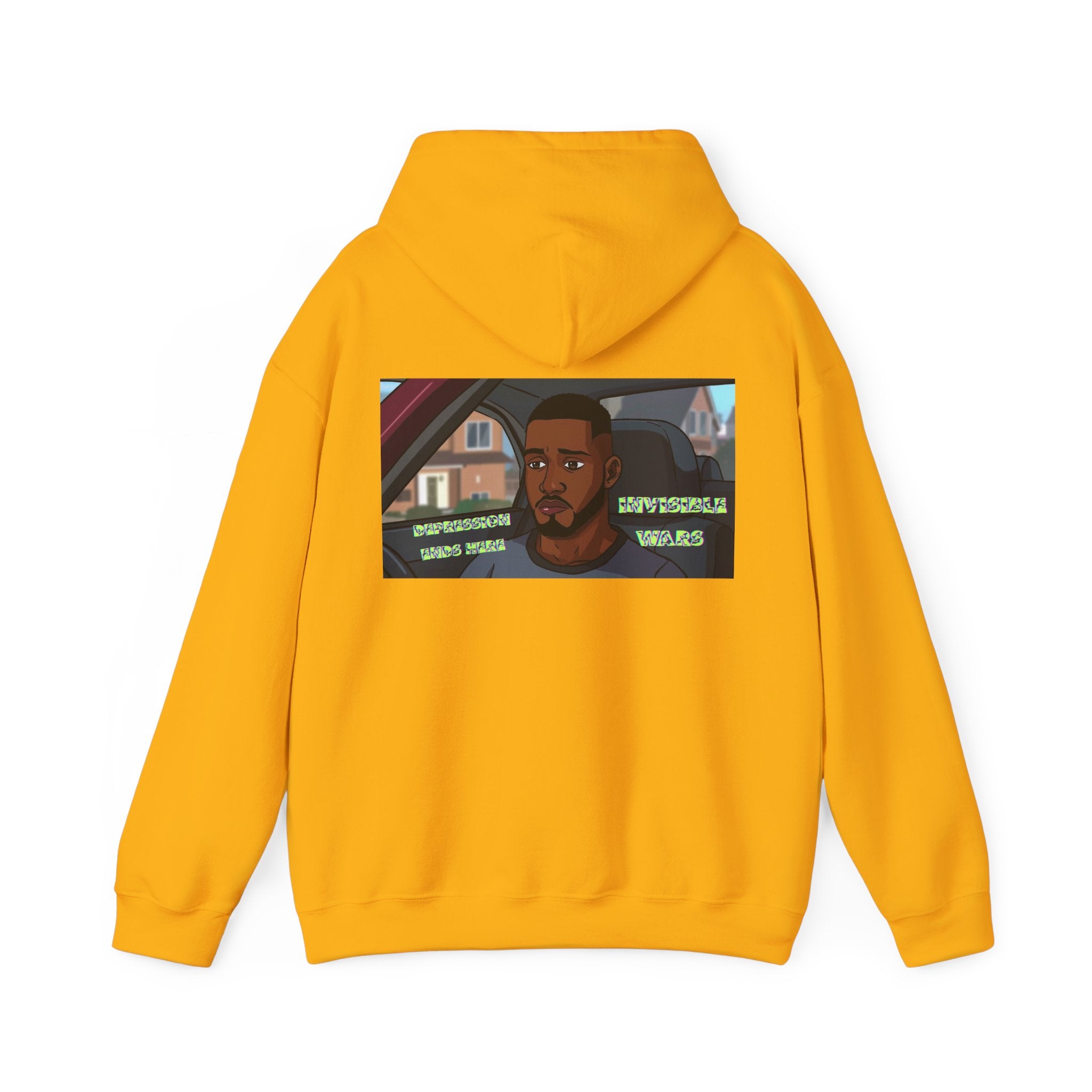 Men  Hoodie — Depression Ends Here