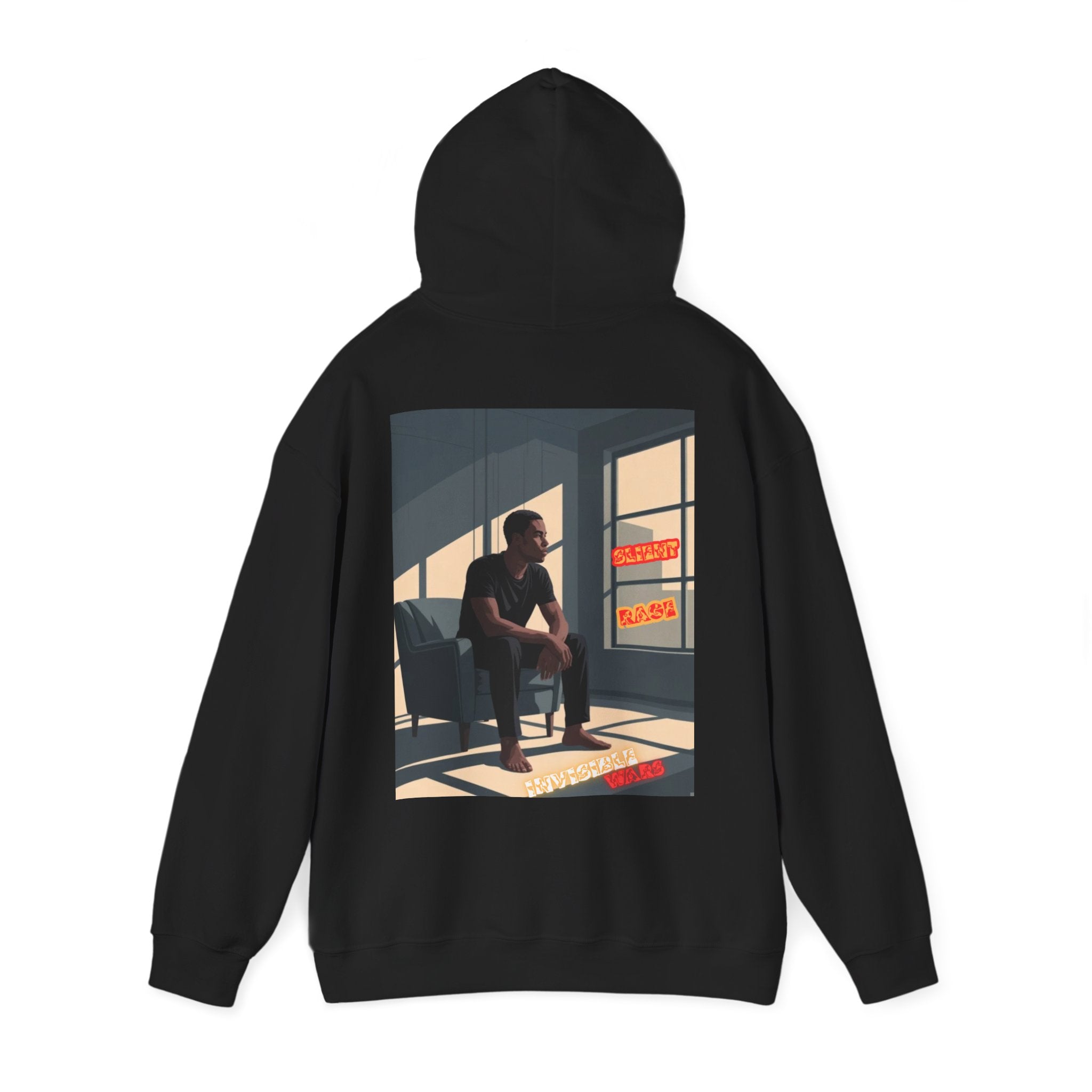 Men Hoodie - Slient Rage