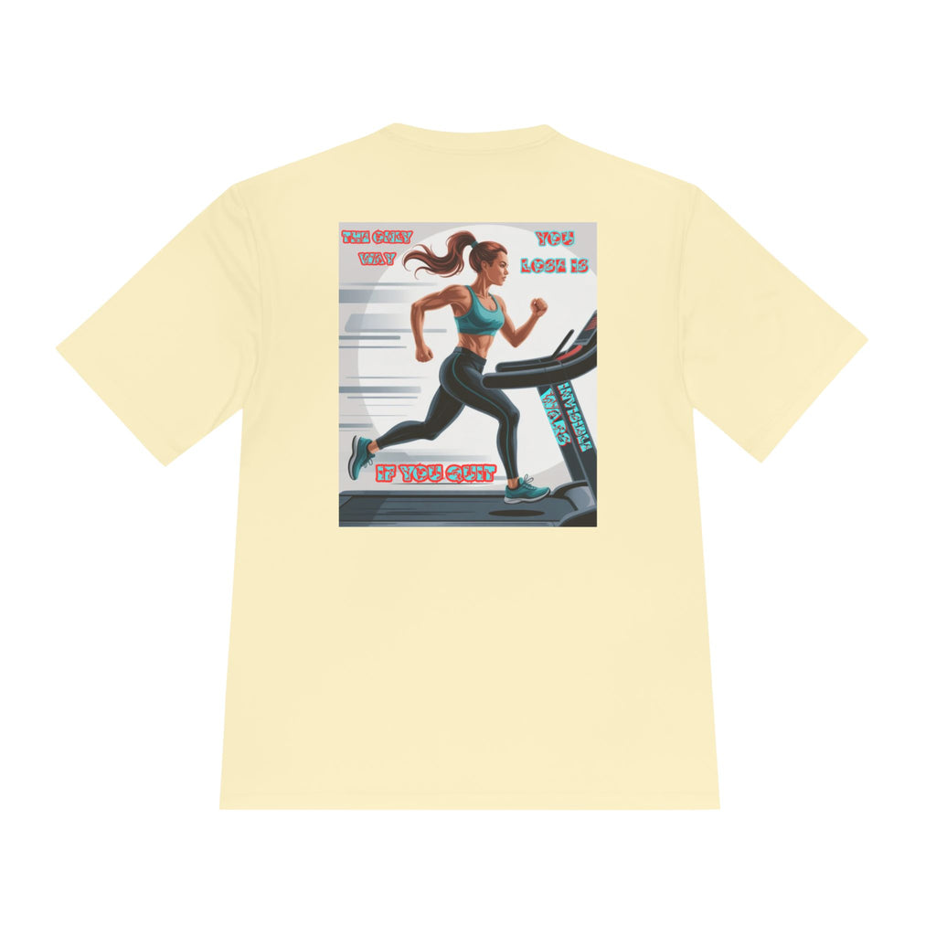 Women Fitness Graphic Shirt — The Only Way You Lose