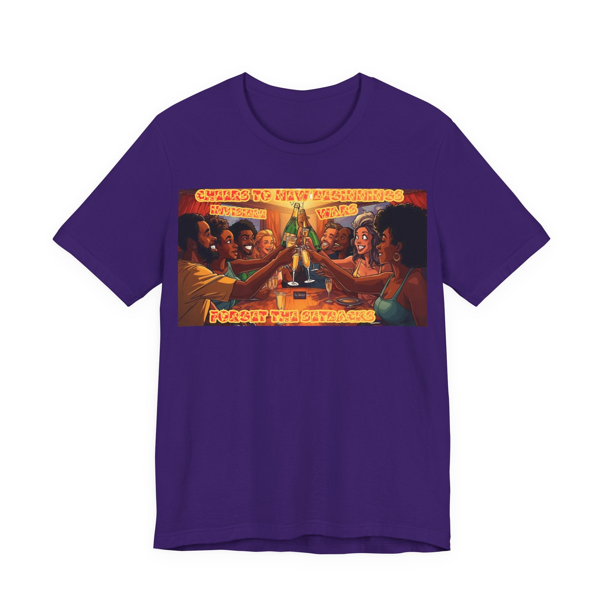 Women T-Shirt-Cheers to New Beginnings