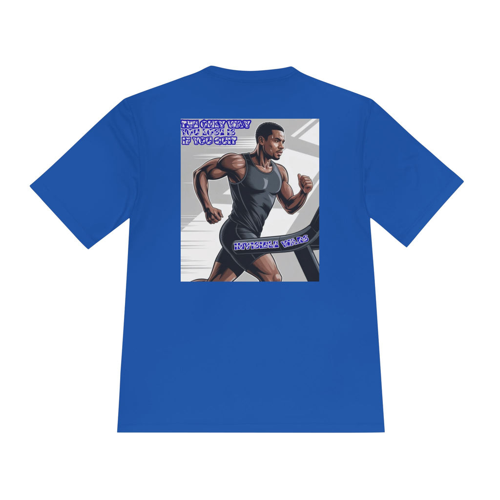 Men Fitness Graphic Shirt — The Only Way You Lose If You Quit