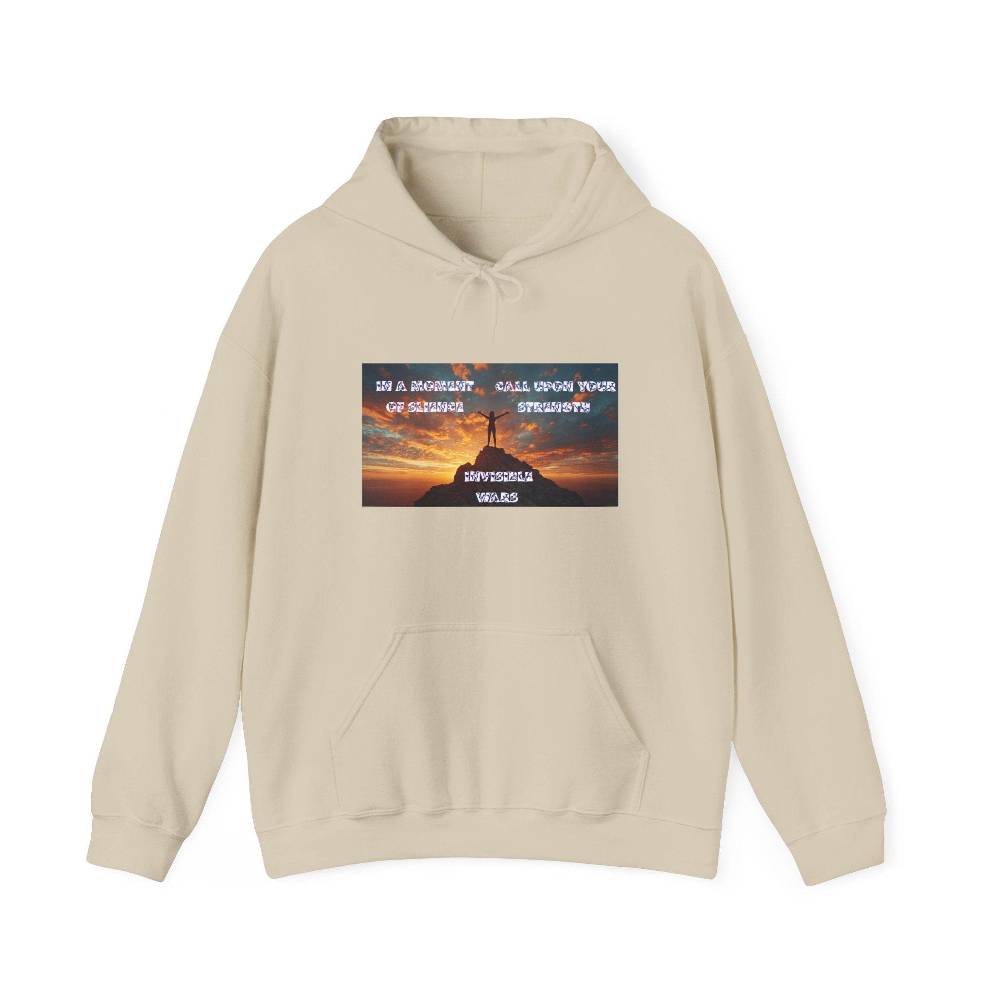 Women Hoodie —In a Moment of Silence, Call Upon Your Strength