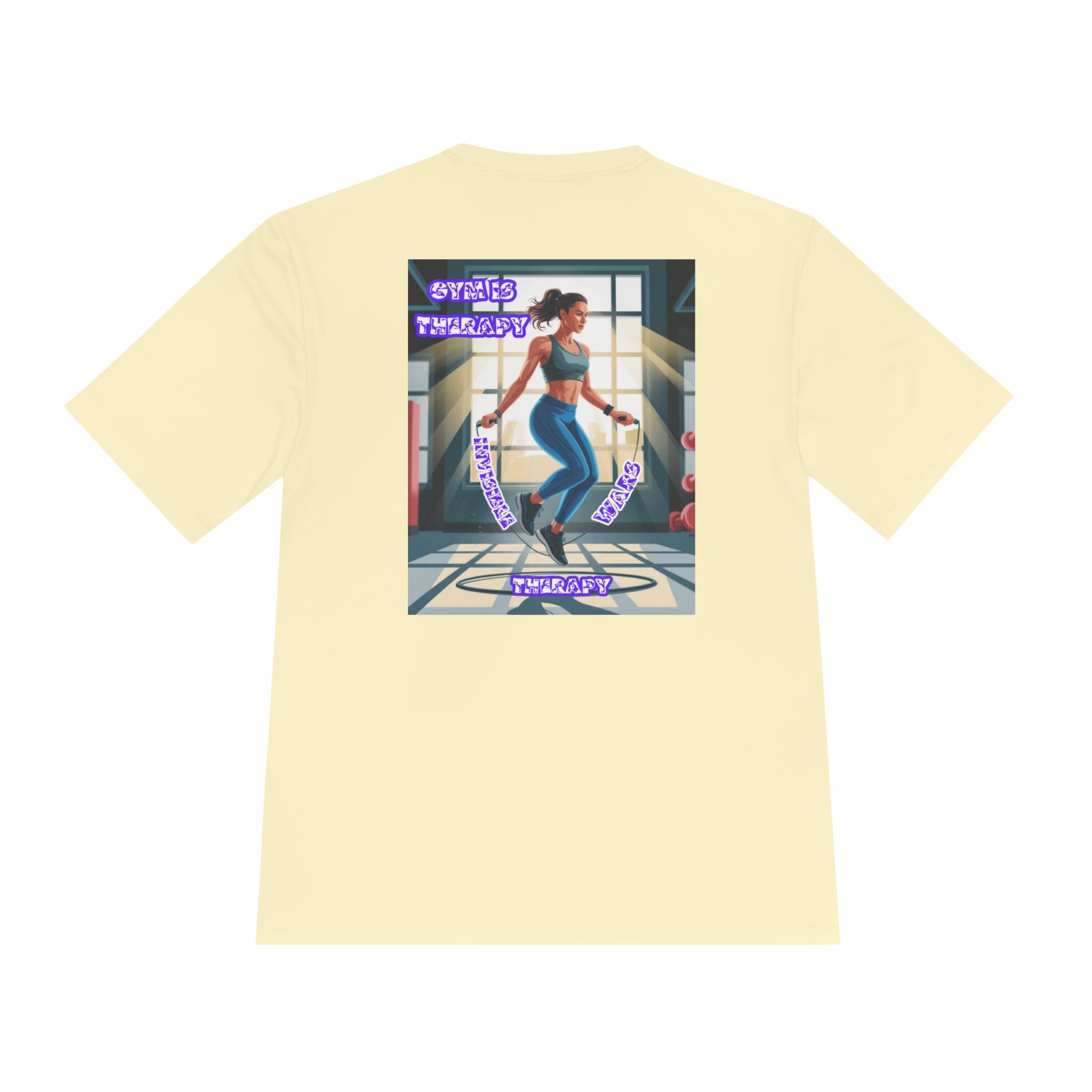Women Fitness Graphic Shirt — Gym is Therapy