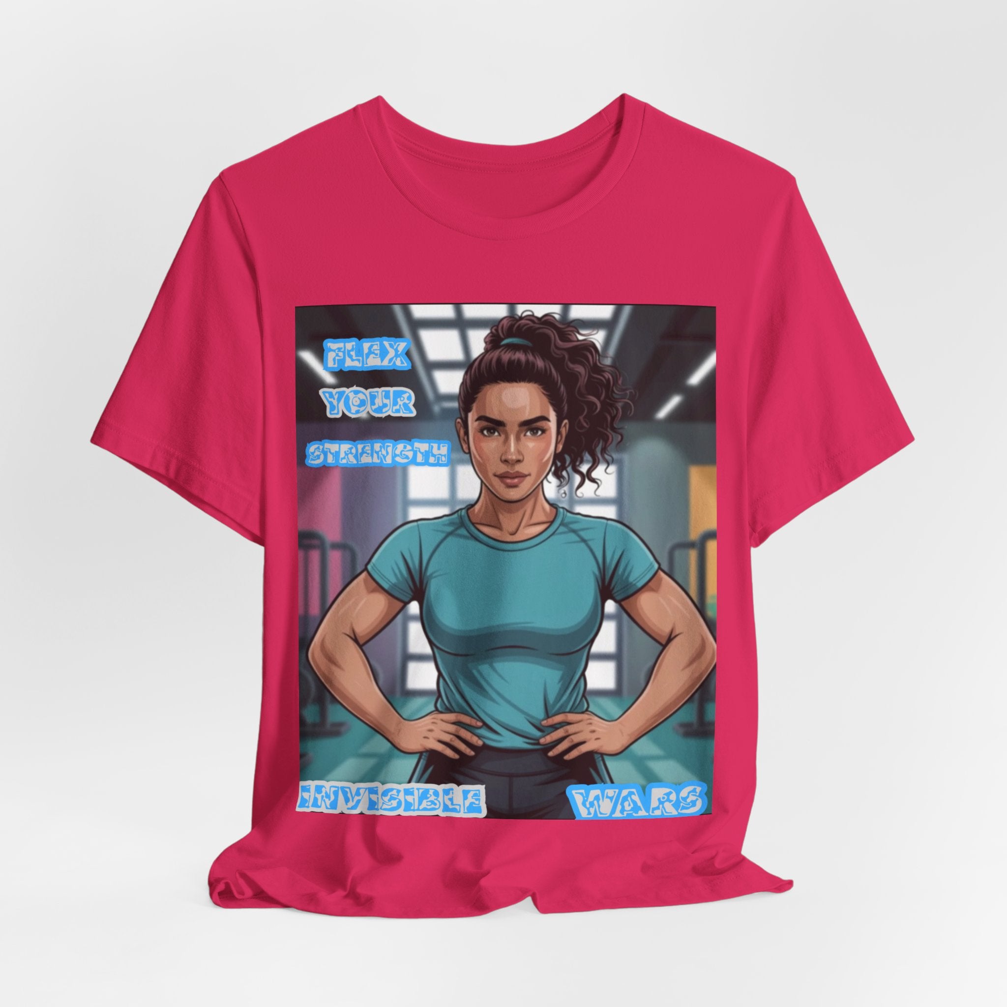 Women T-Shirt — Flex your strengh Invisible Wars