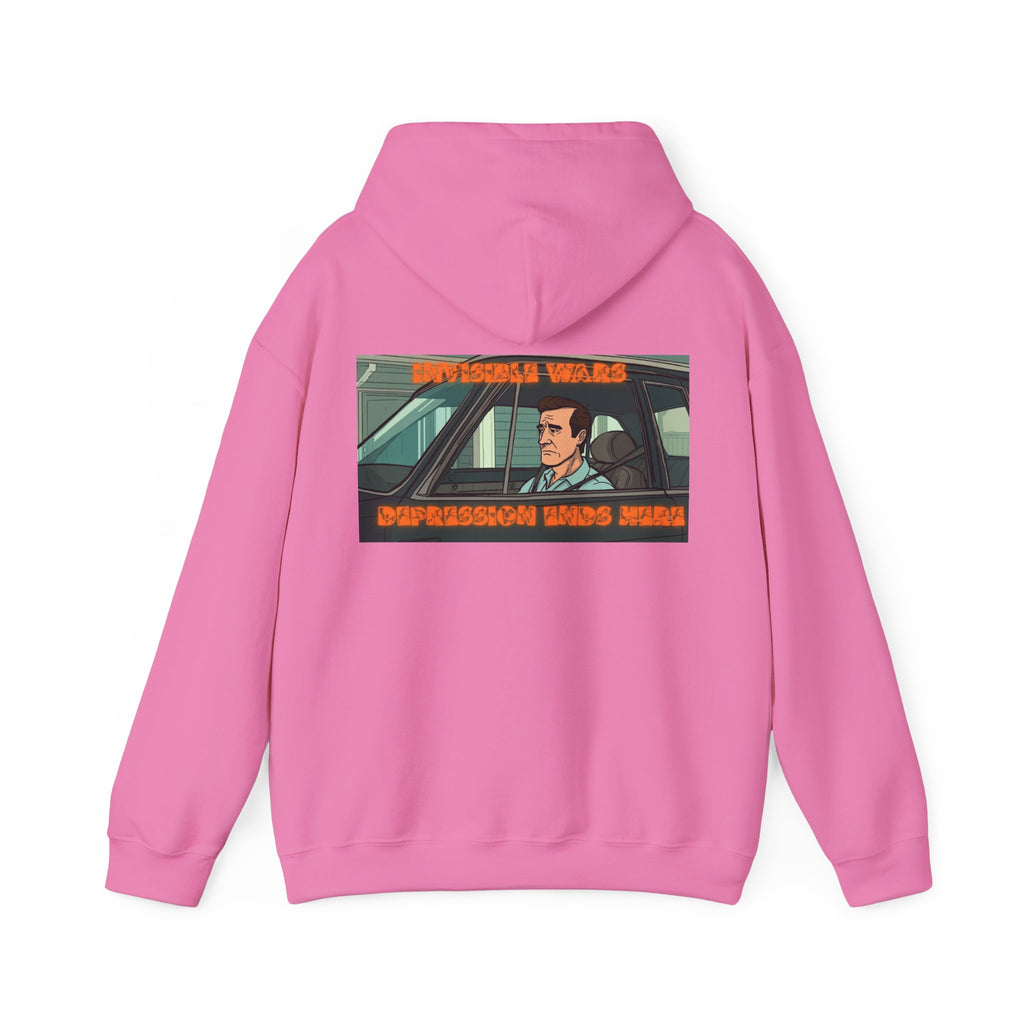 Men Hoodie — Depression Ends Here