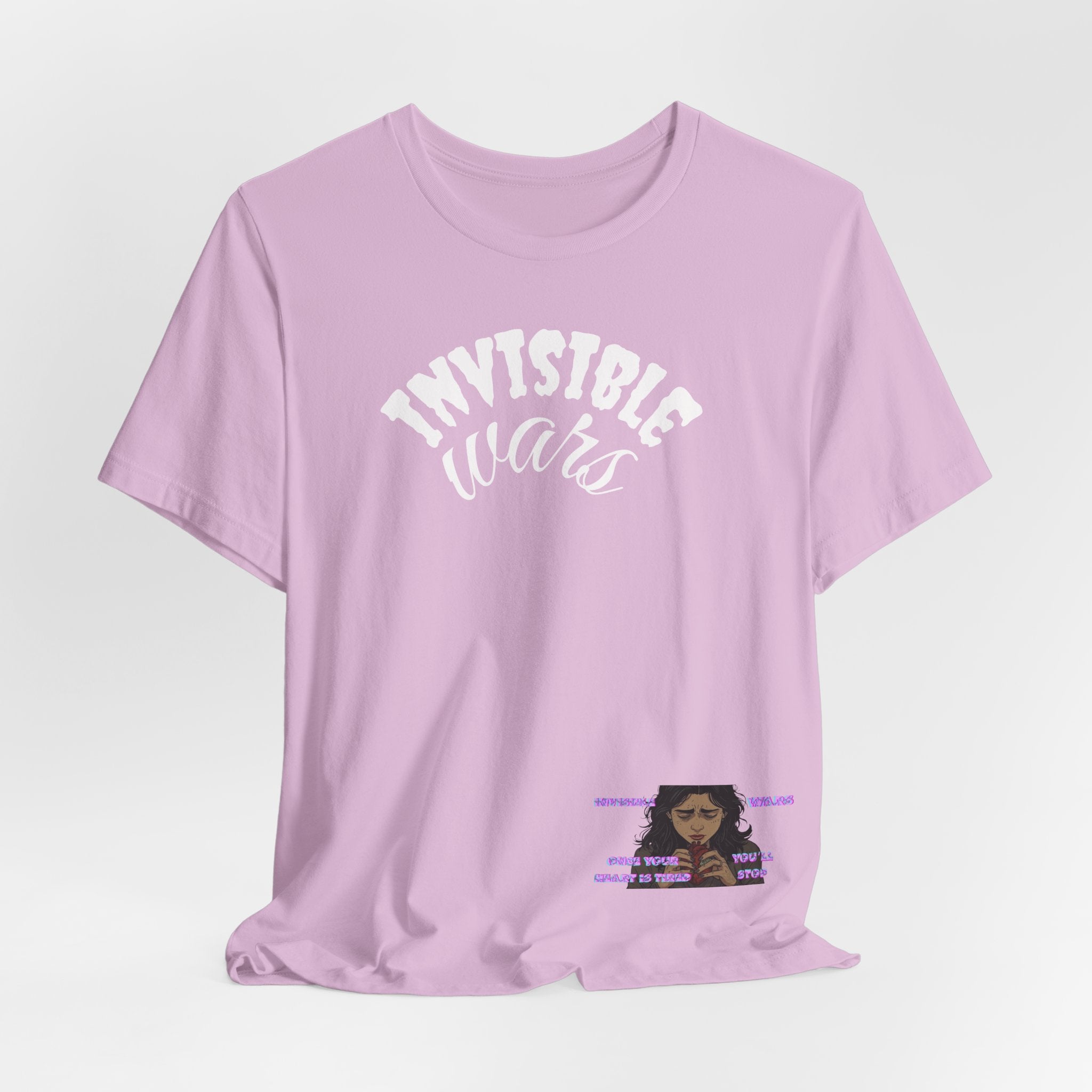 Invisible Wars T-Shirt — Mental Health Awareness Graphic Tee