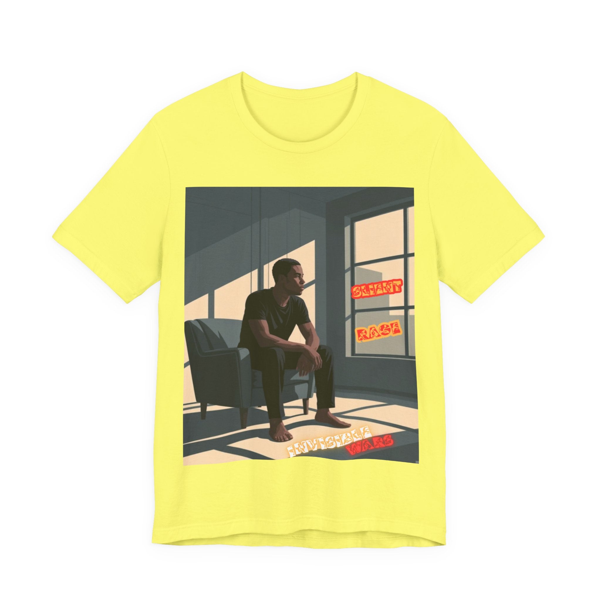 Men T‑Shirt- Slient Rage