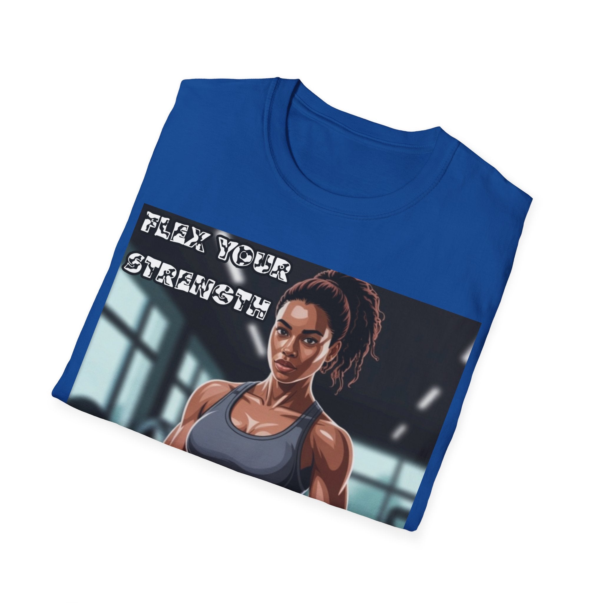 Women T-Shirt-Flex your strengh Invisible Wars